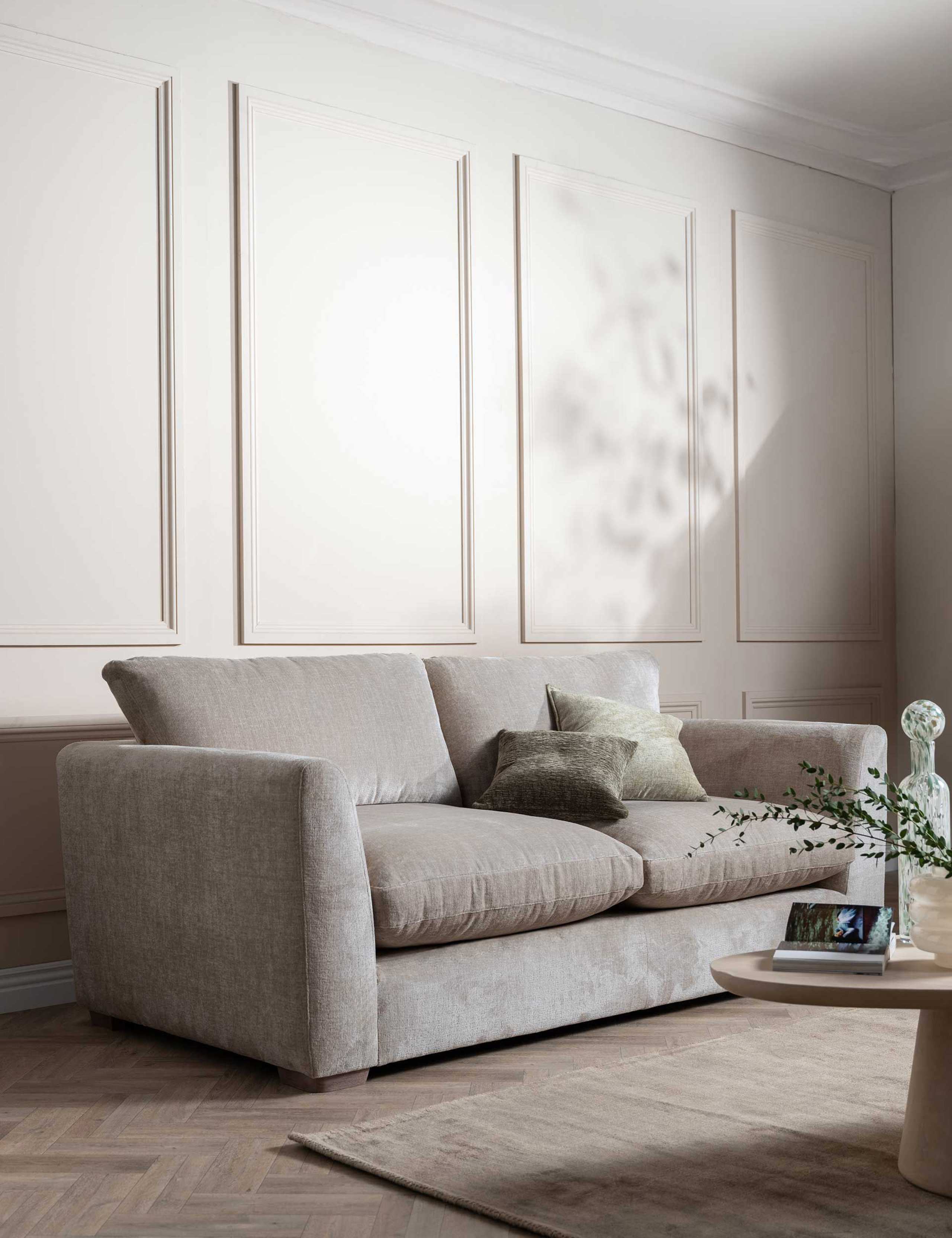 Palmer Textured Chenille 3 Seater Sofa 1 of 6