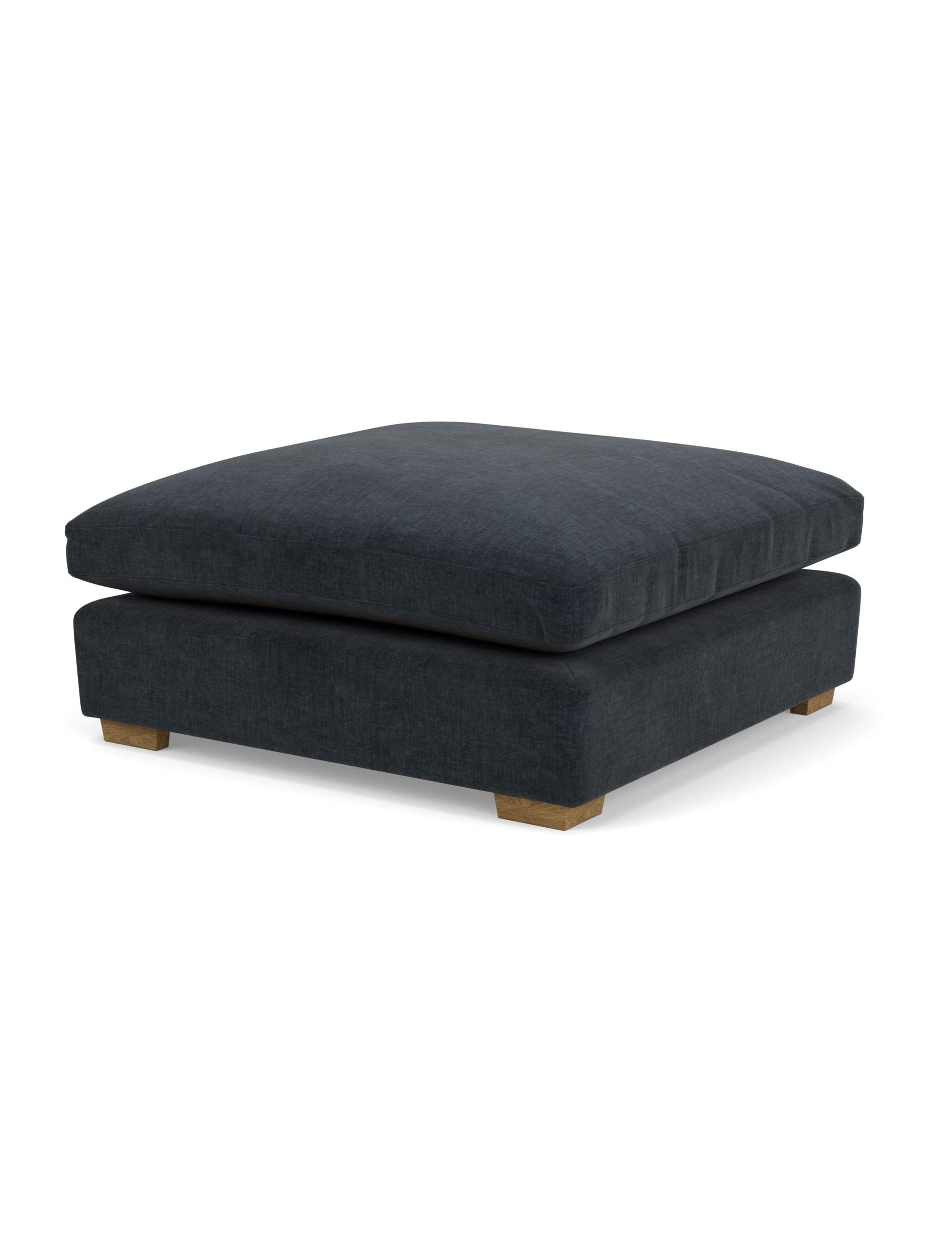 Palmer Textured Chenille Footstool 2 of 5