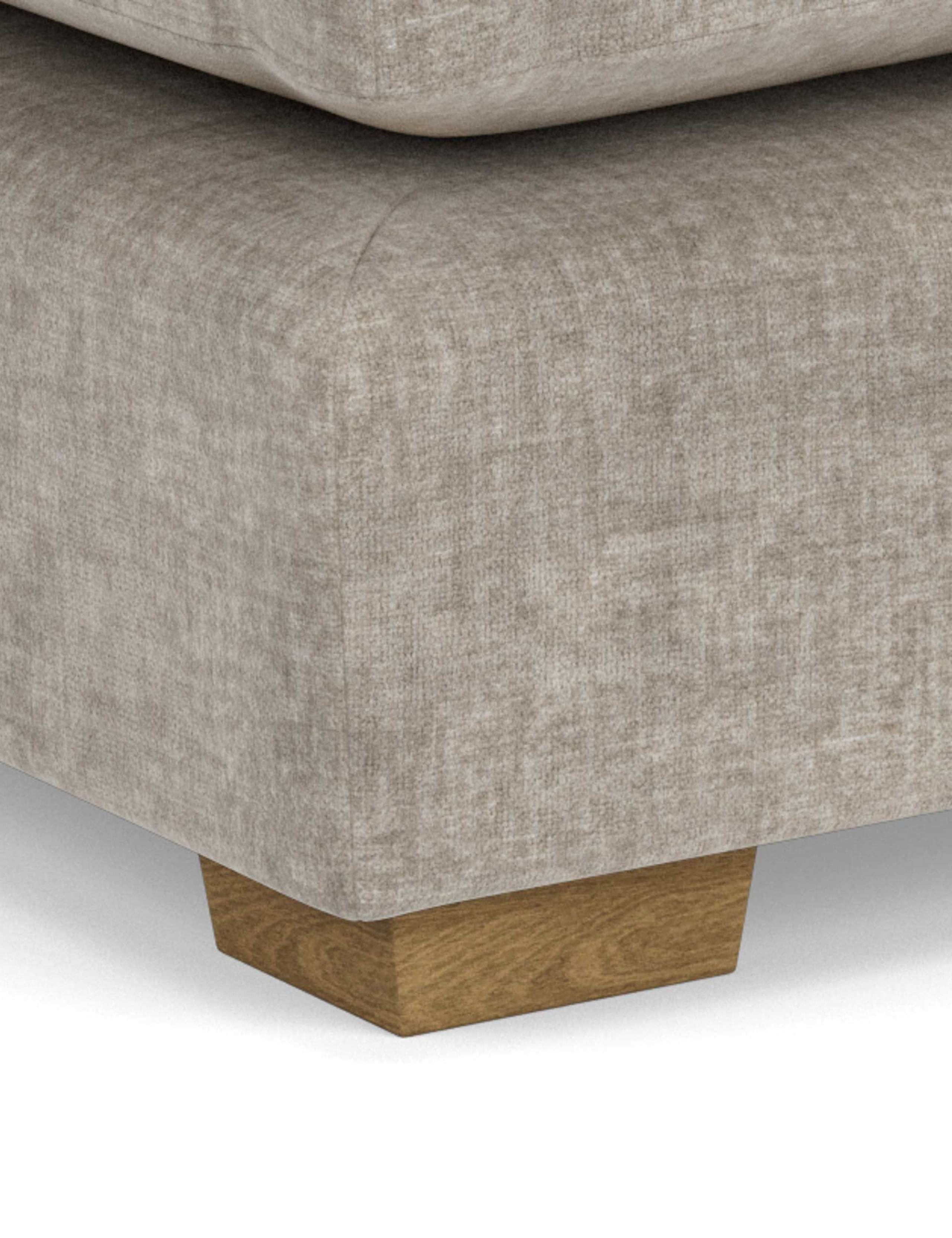 Palmer Textured Chenille Footstool 4 of 5