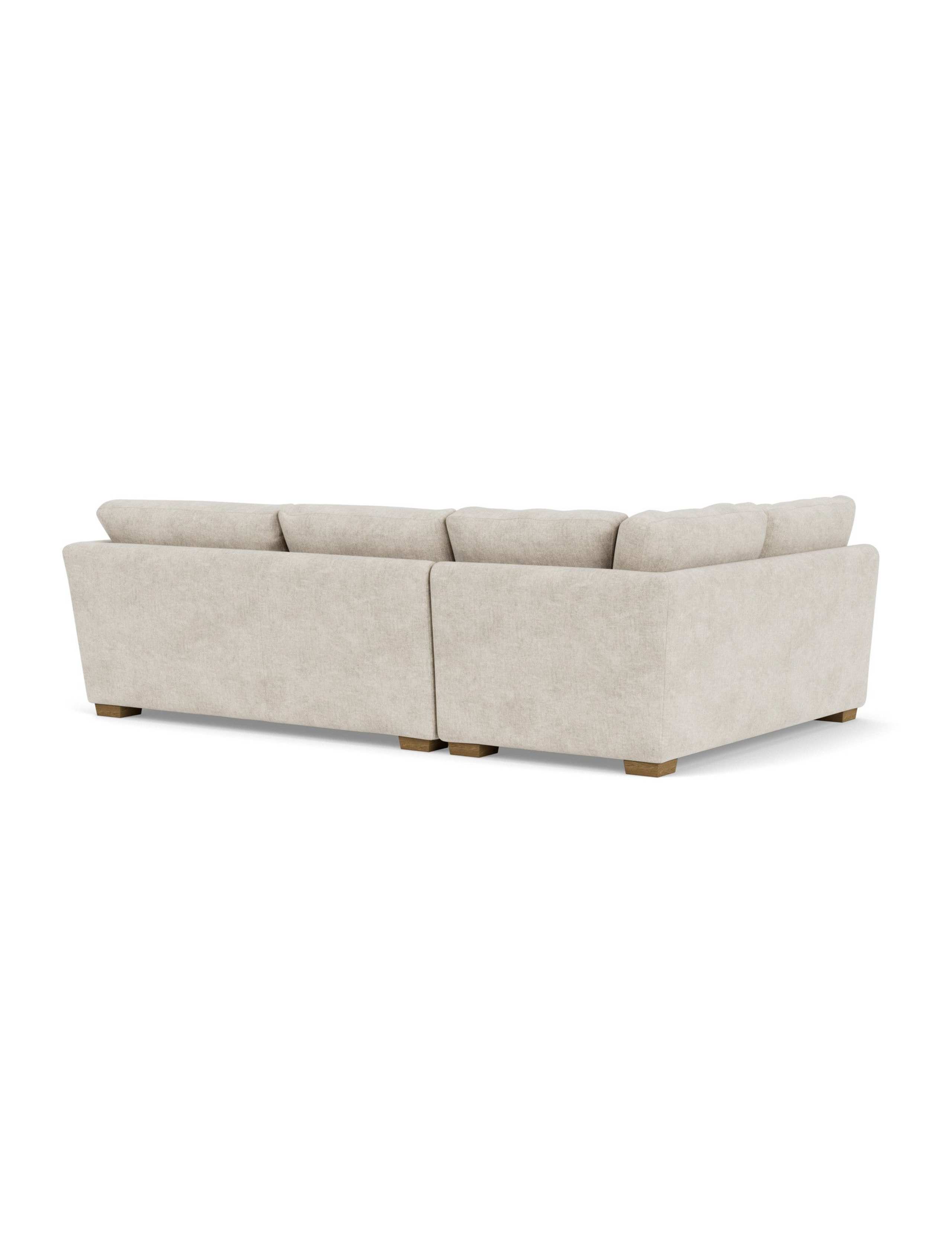 Palmer Textured Chenille Left Hand Corner Sofa 5 of 5