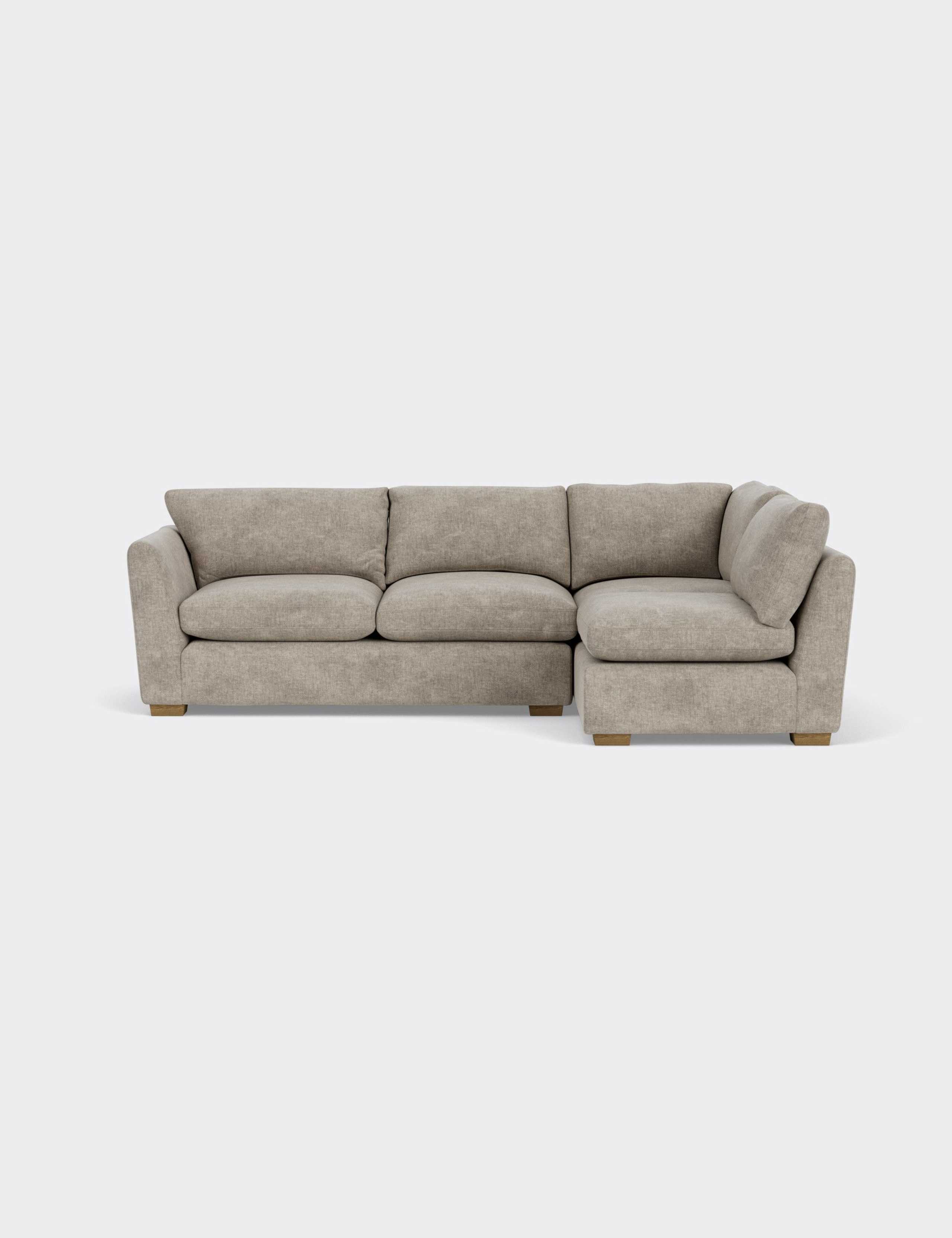 Palmer Textured Chenille Corner Sofa 3 of 8