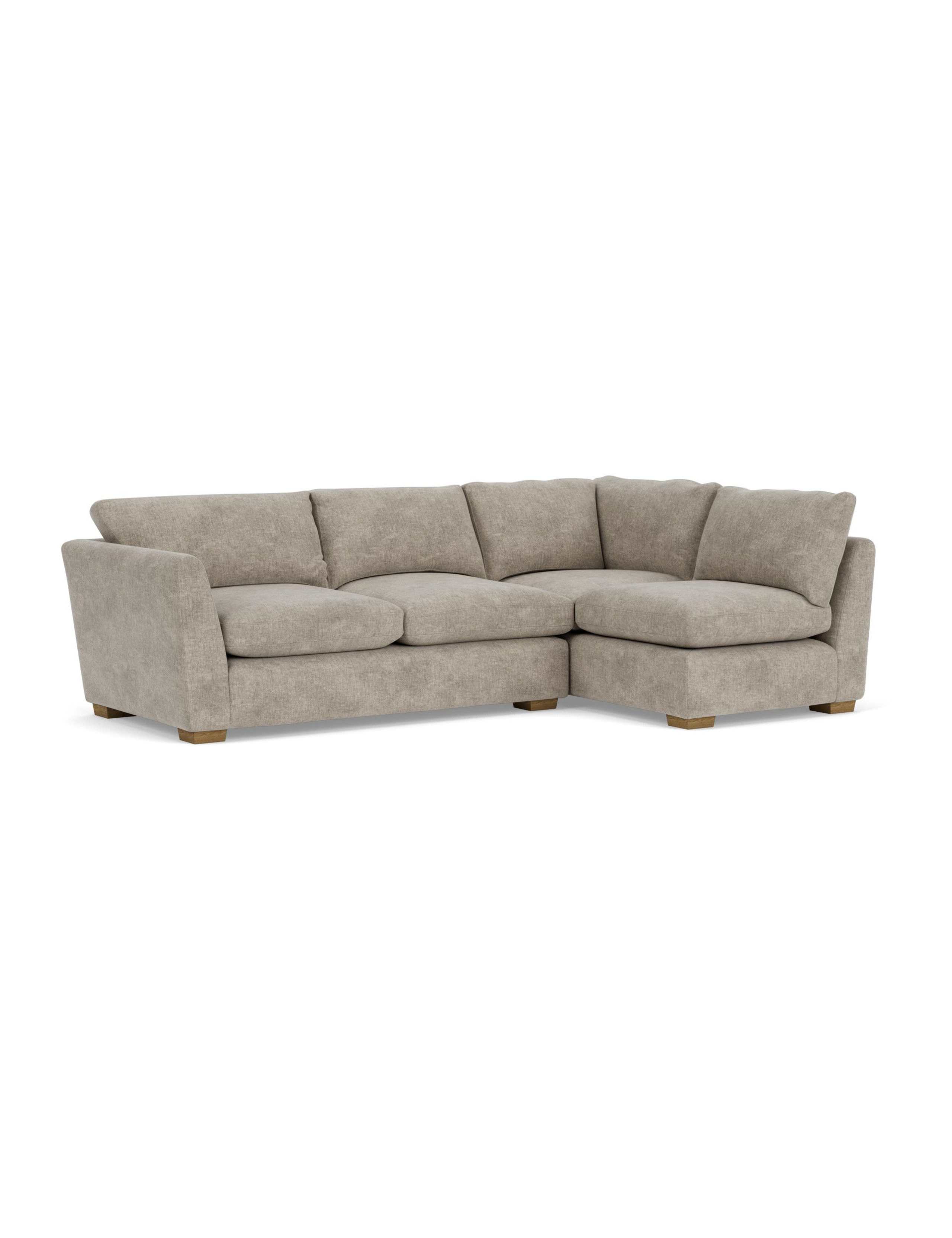 Palmer Textured Chenille Corner Sofa 4 of 8