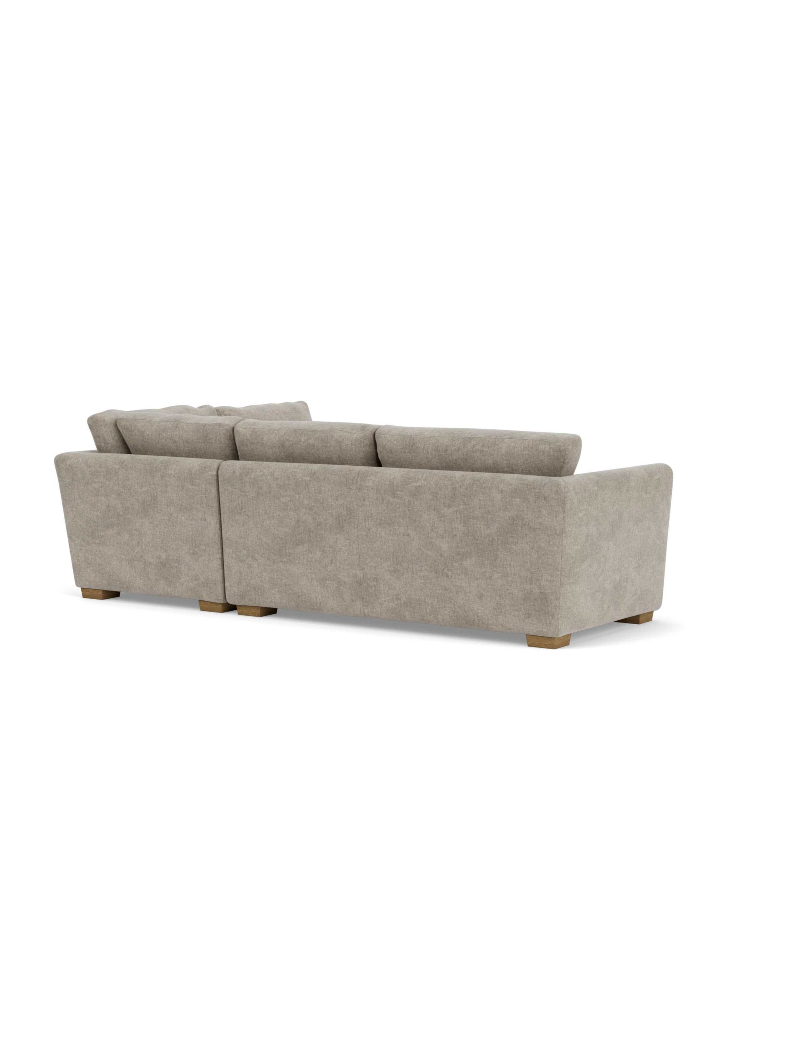 Palmer Textured Chenille Corner Sofa 5 of 8