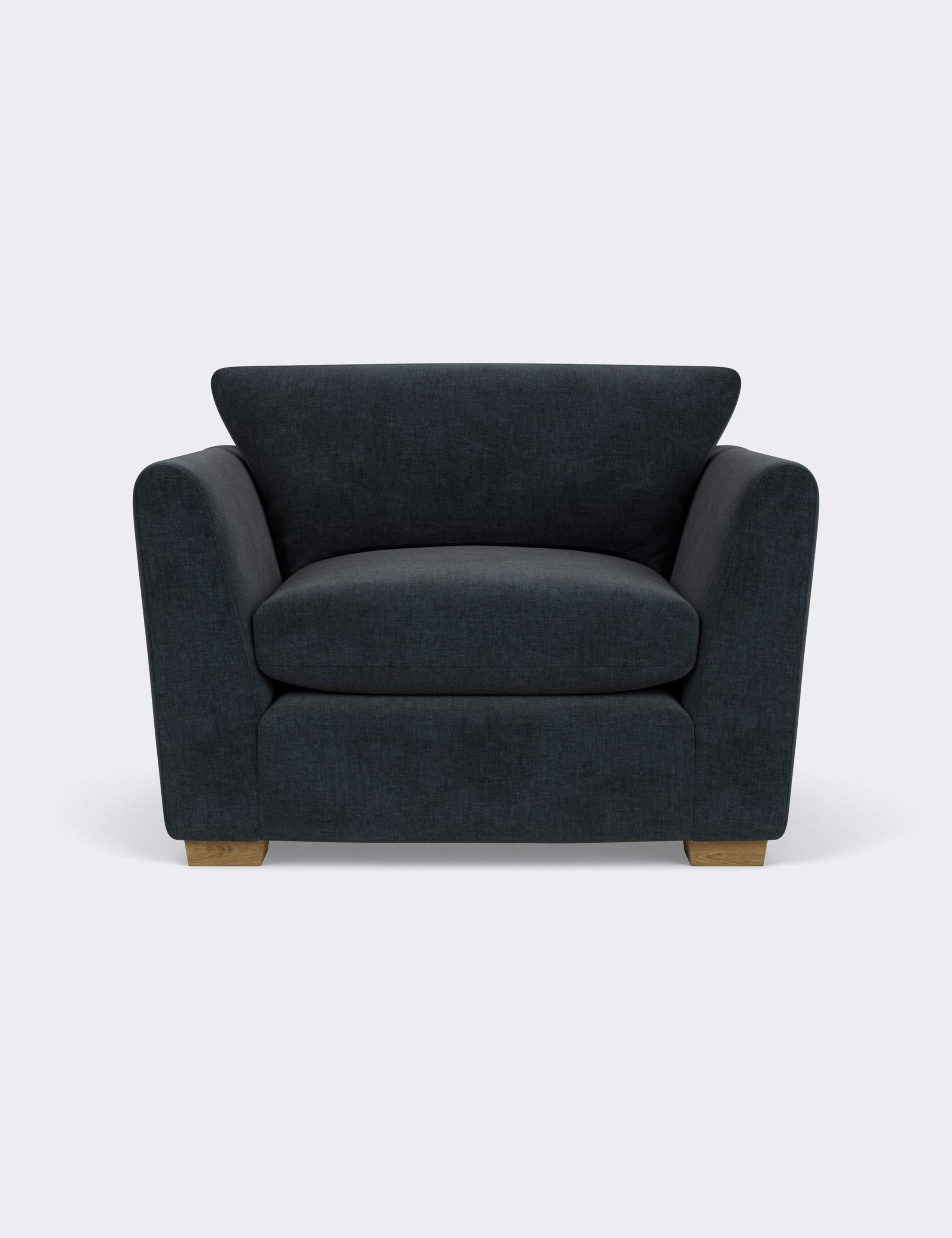Palmer Textured Chenille Snuggle Chair 2 of 4