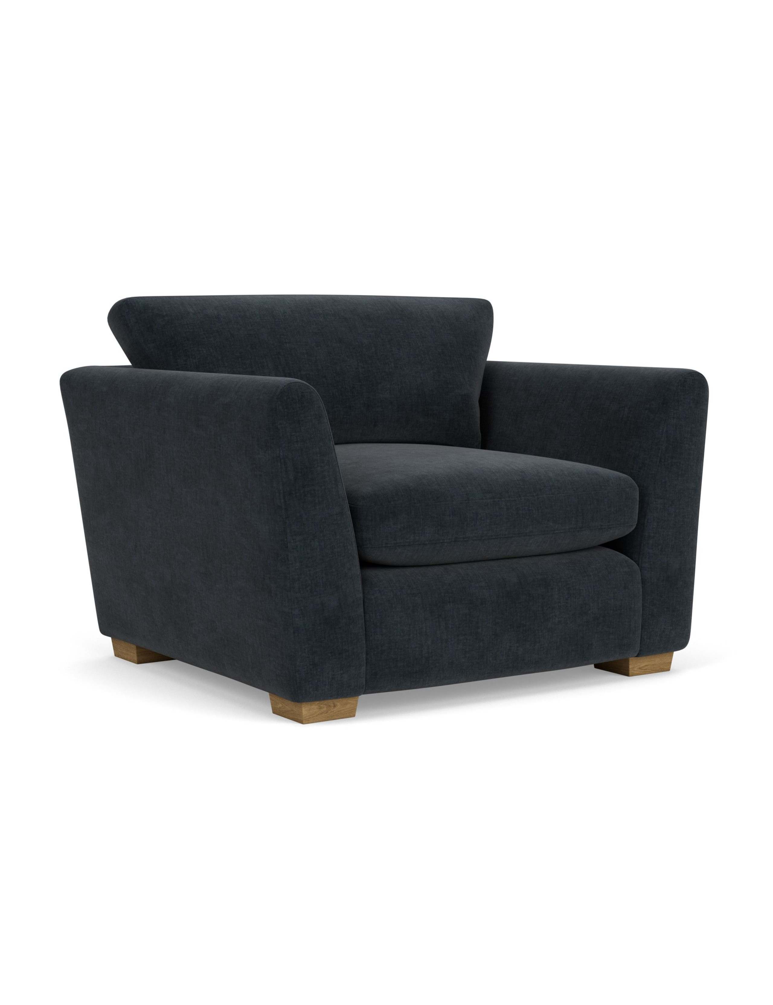 Palmer Textured Chenille Snuggle Chair 3 of 4