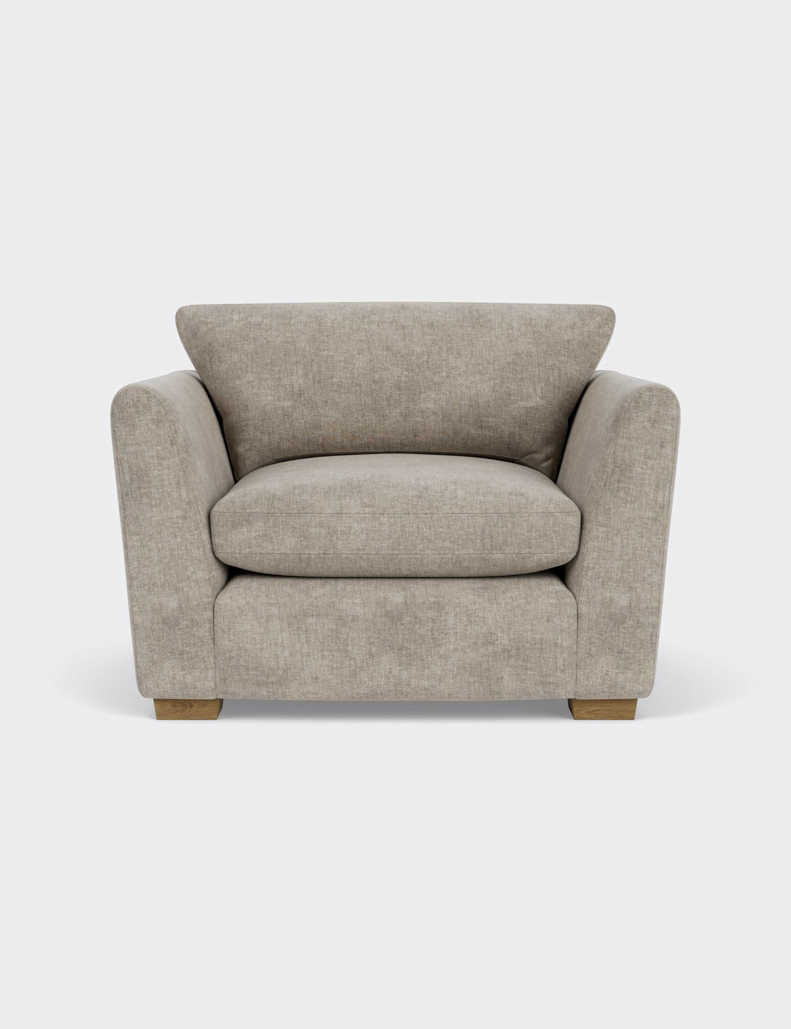 Palmer Textured Chenille Snuggle Chair 2 of 4