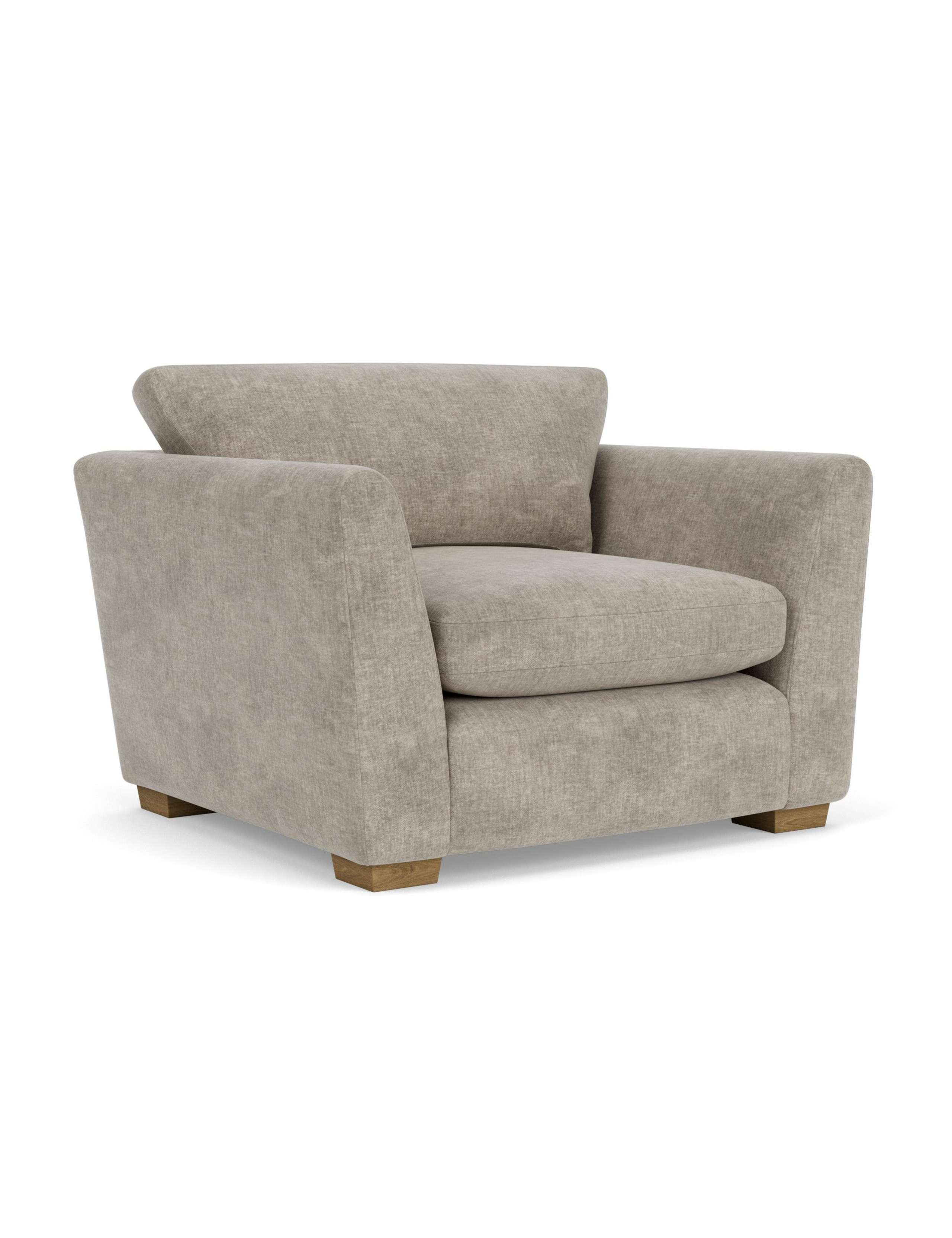 Palmer Textured Chenille Snuggle Chair 3 of 4