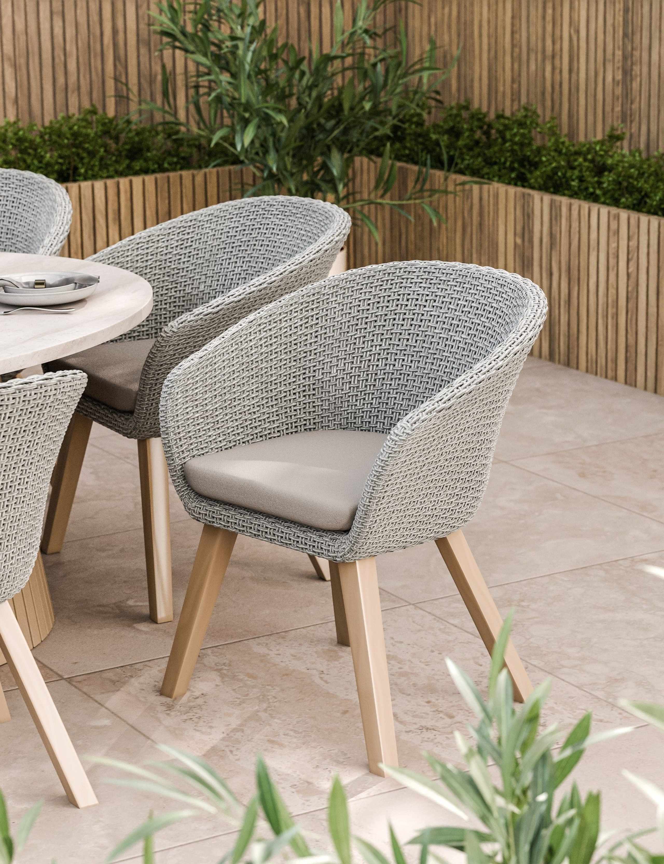 Saturn Ellipse 8 Seater Dining Table With Sol Chairs 2 of 4