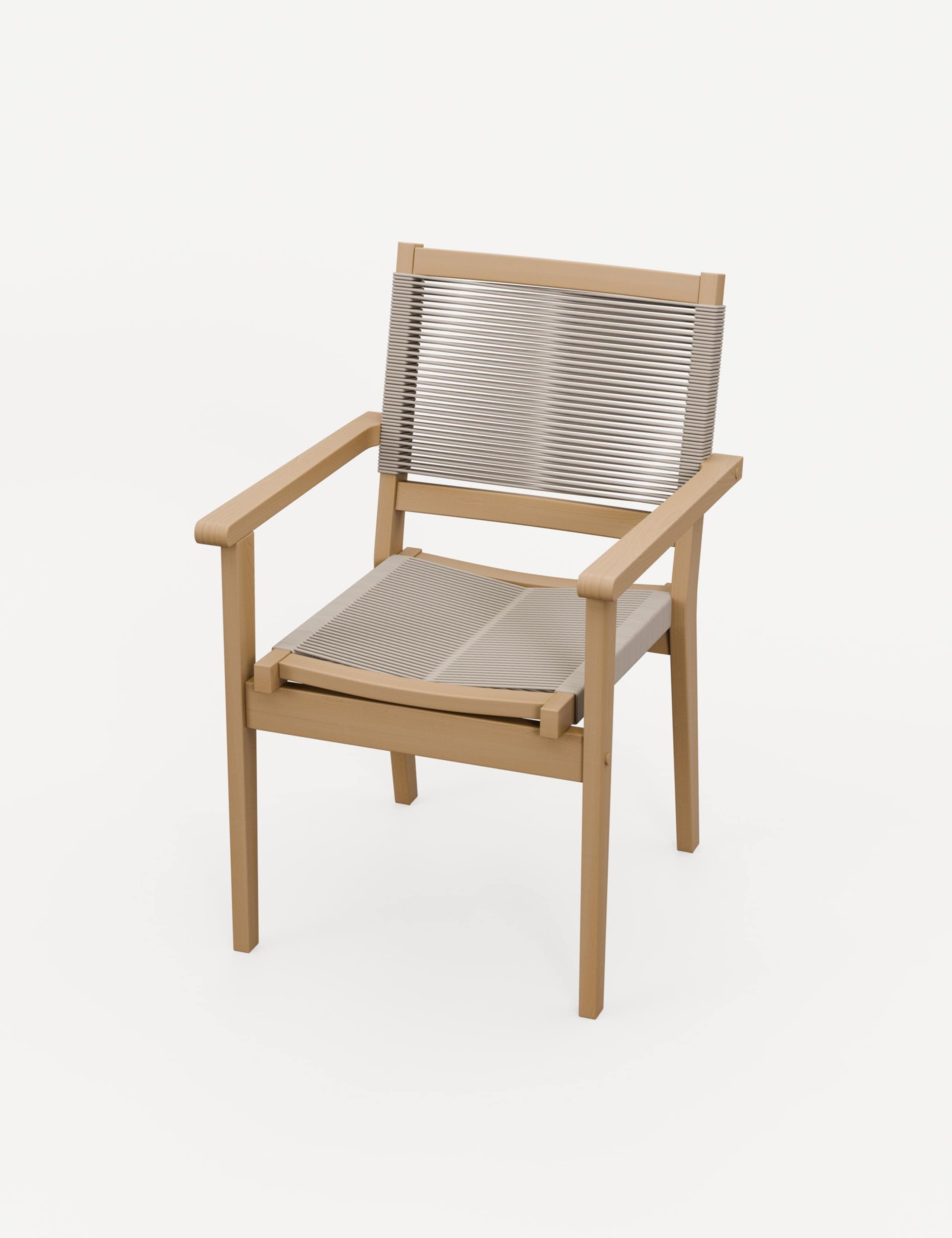 Luna 6 Seater Dining Set With Roma Stacking Chairs 3 of 5