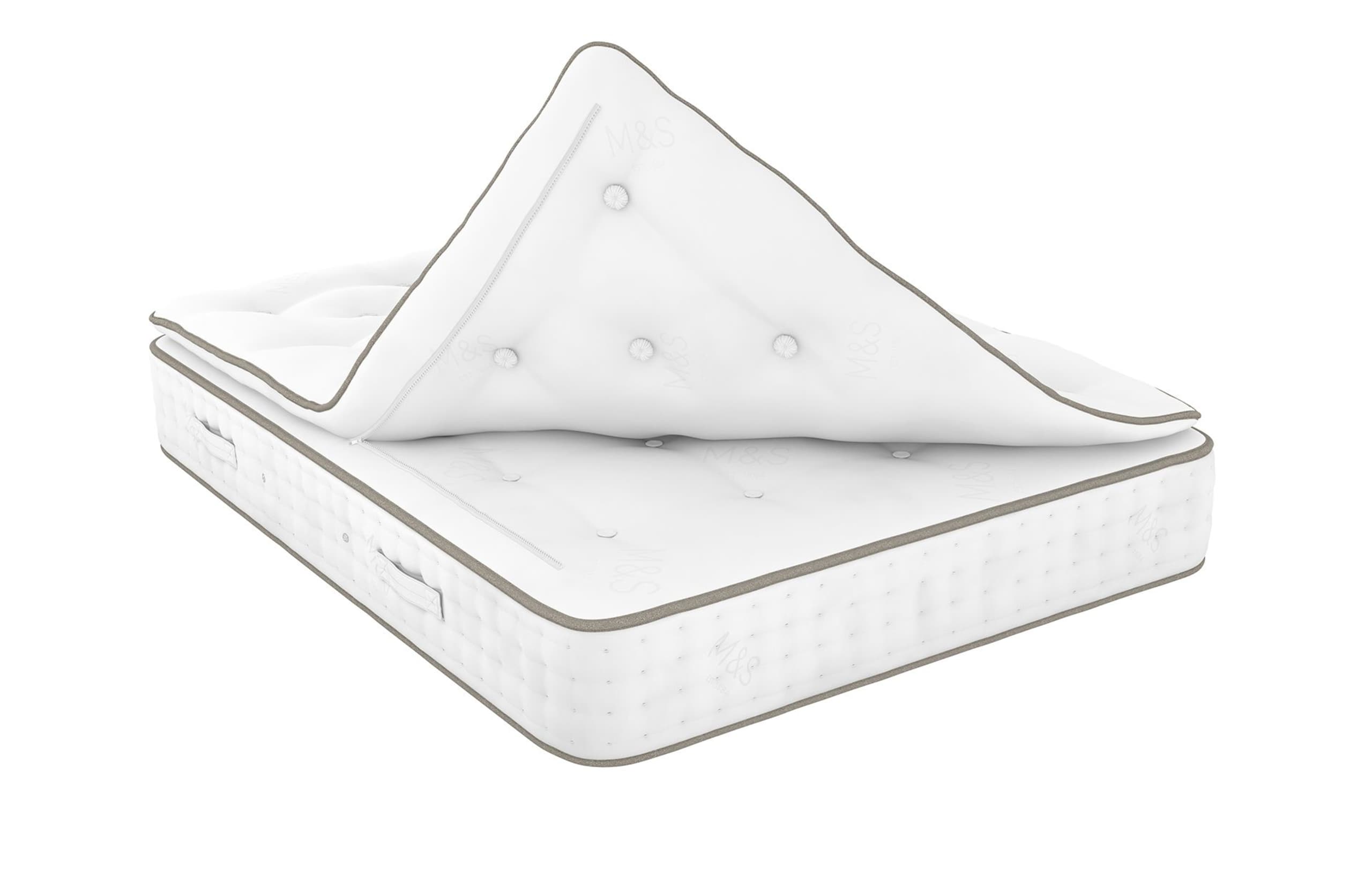 Ultimate 5000 British Wool Pocket Spring Pillowtop Mattress 3 of 6