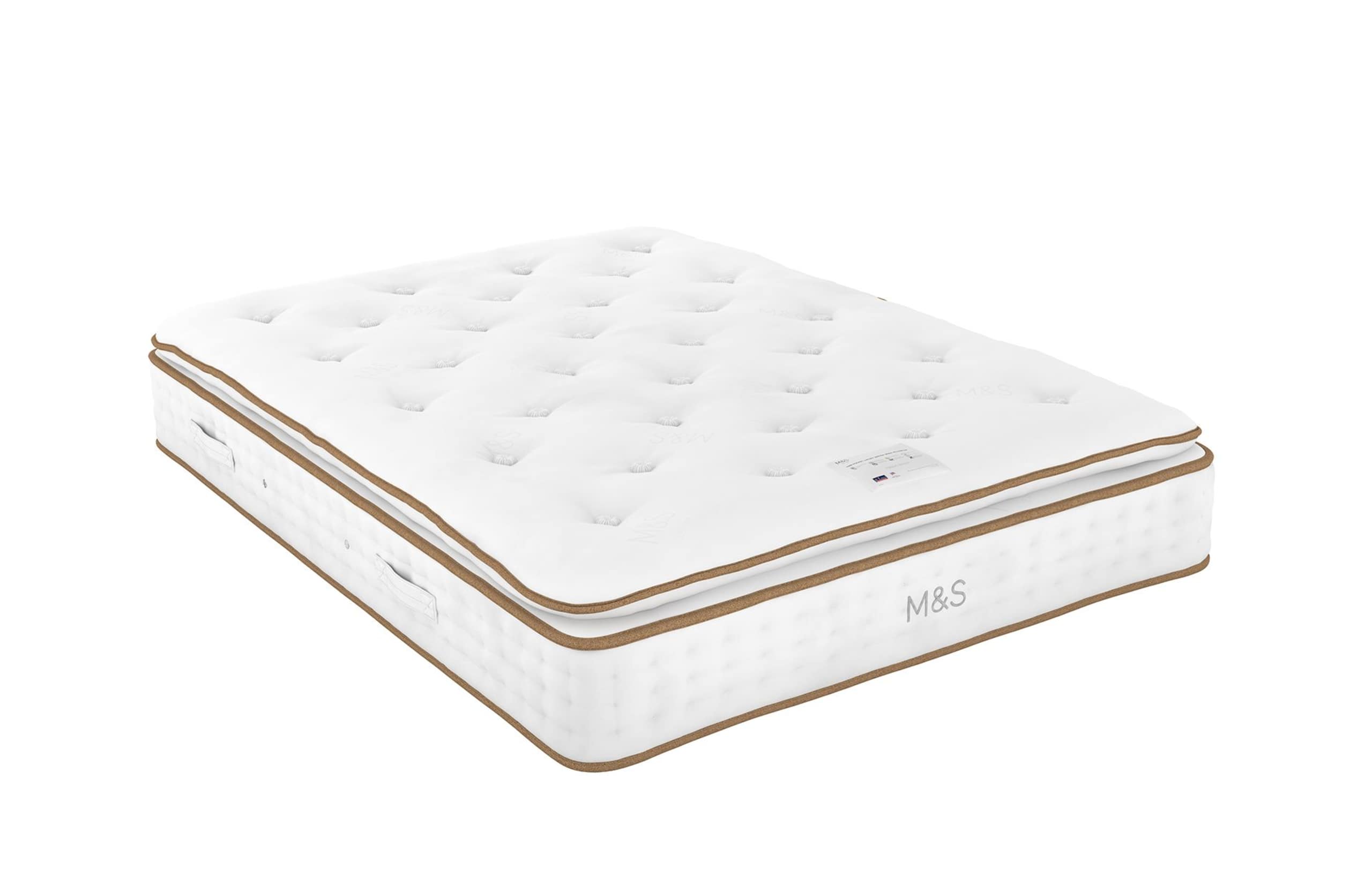 1500 British Wool Pocket Spring Medium Pillowtop Mattress 2 of 3