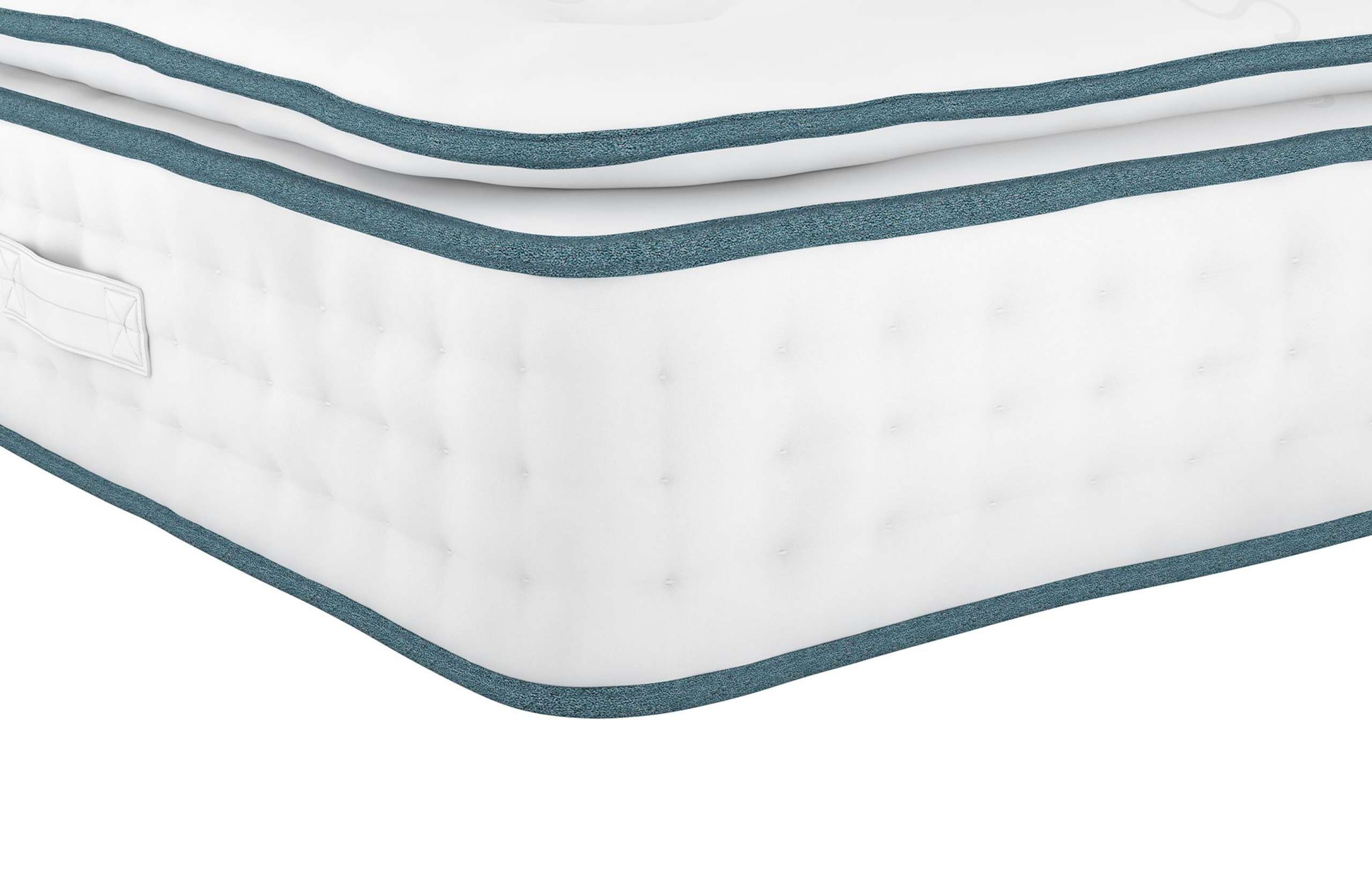 3500 British Wool Pocket Spring Medium Pillowtop Mattress 1 of 3