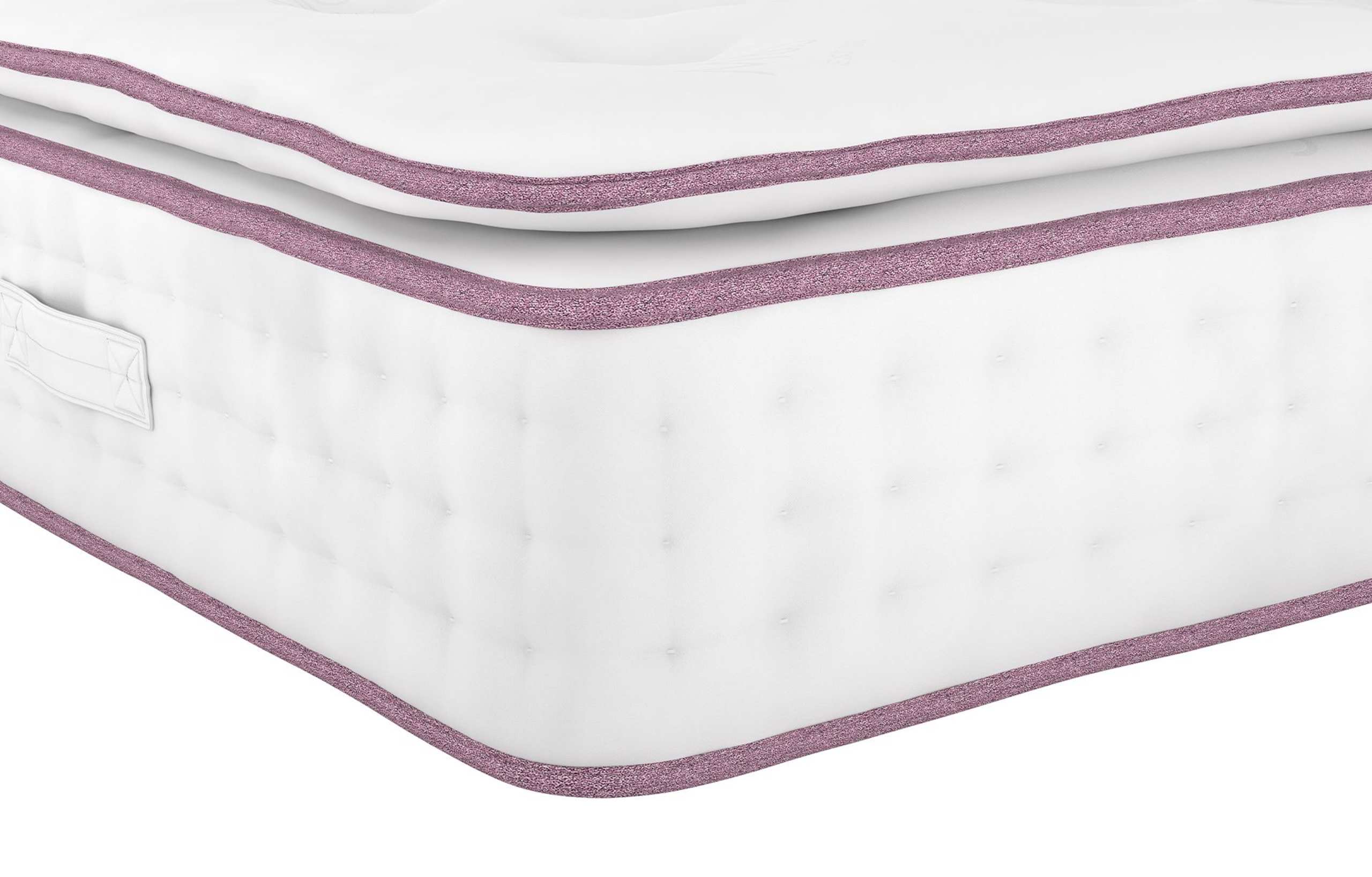 4500 British Wool Pocket Spring Medium Pillowtop Mattress 1 of 3