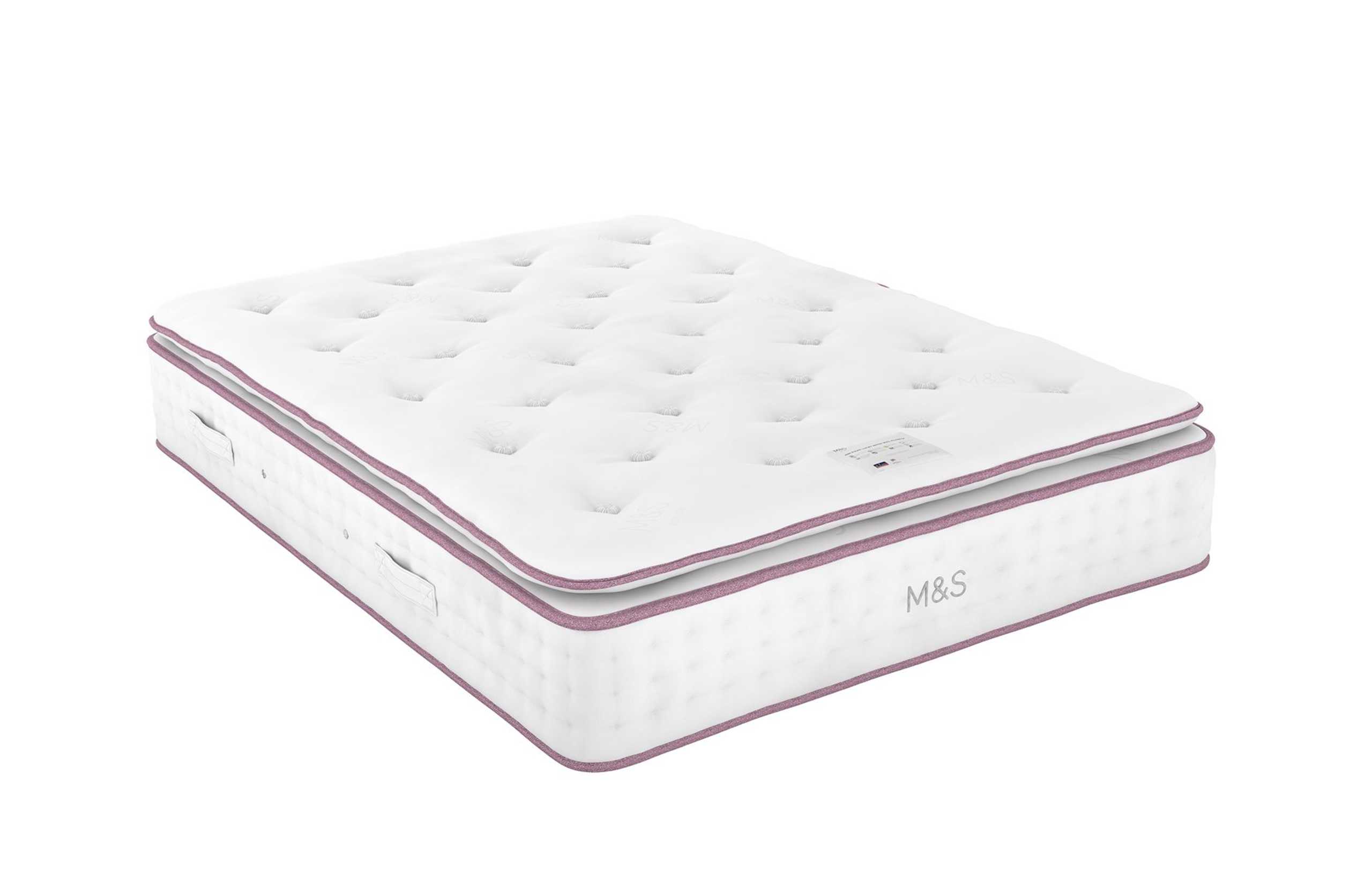 4500 British Wool Pocket Spring Medium Pillowtop Mattress 2 of 3