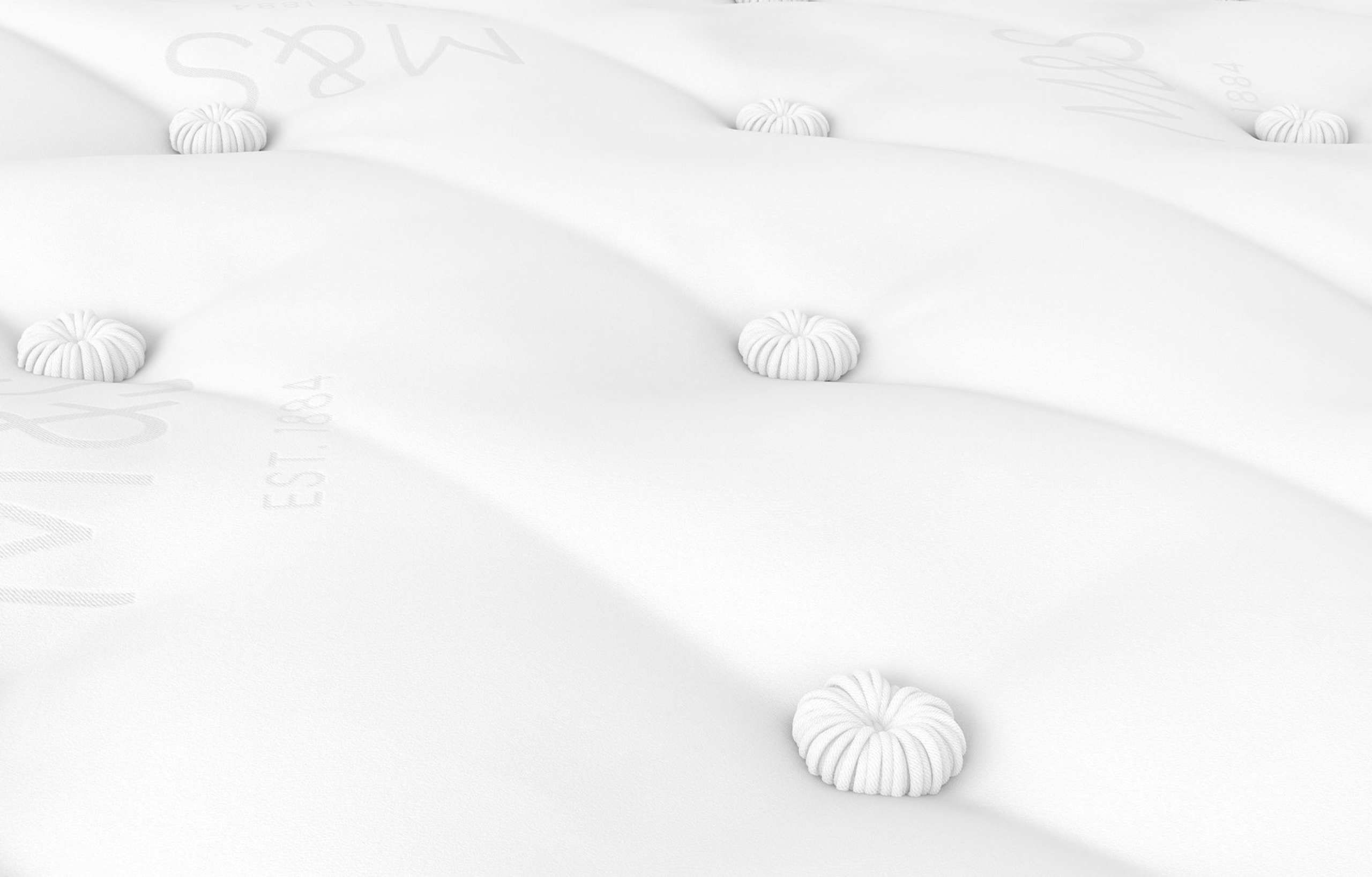 1000 British Wool Pocket Spring Medium Firm Pillowtop Mattress 3 of 3