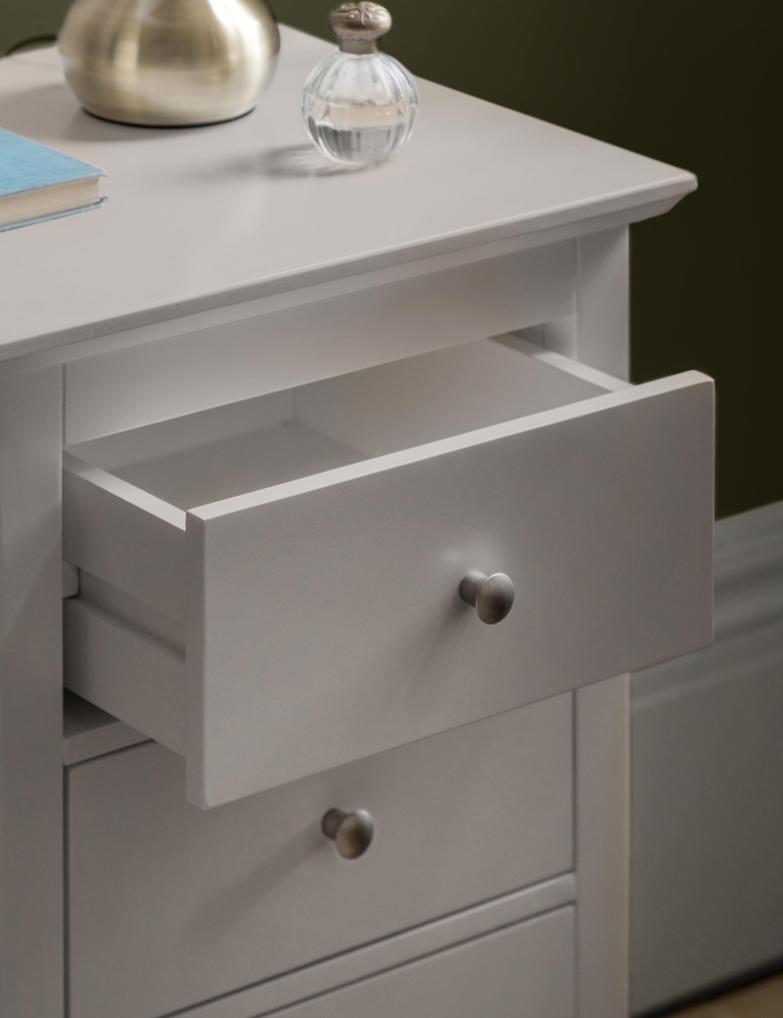 Hastings Grey Dressing Table & Stool 4 of 14