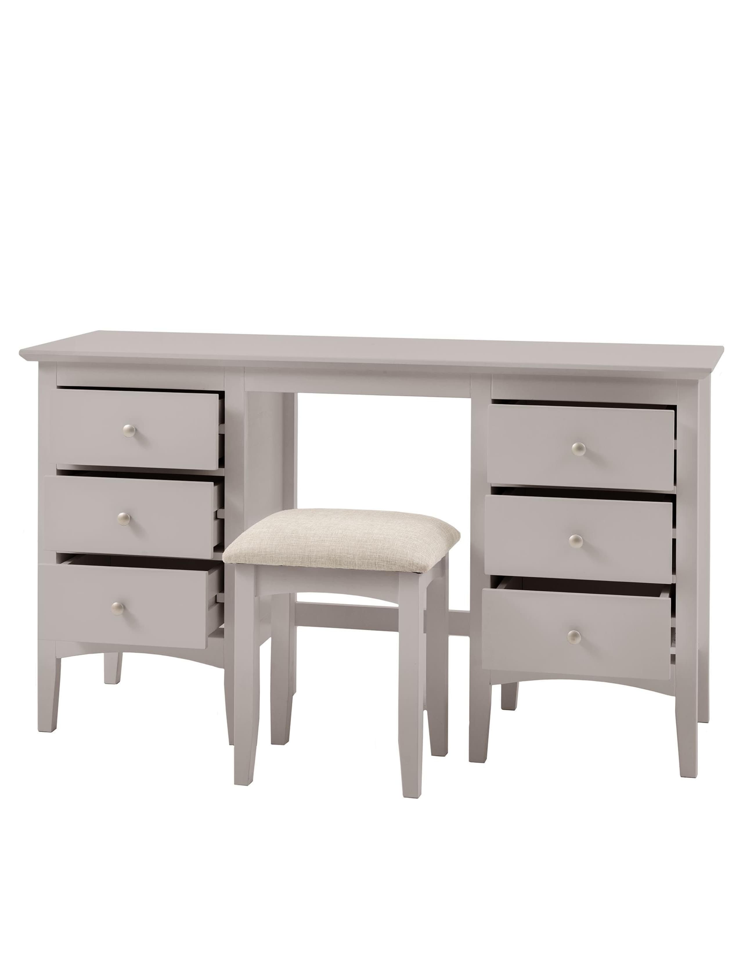 Hastings Grey Dressing Table & Stool 6 of 14