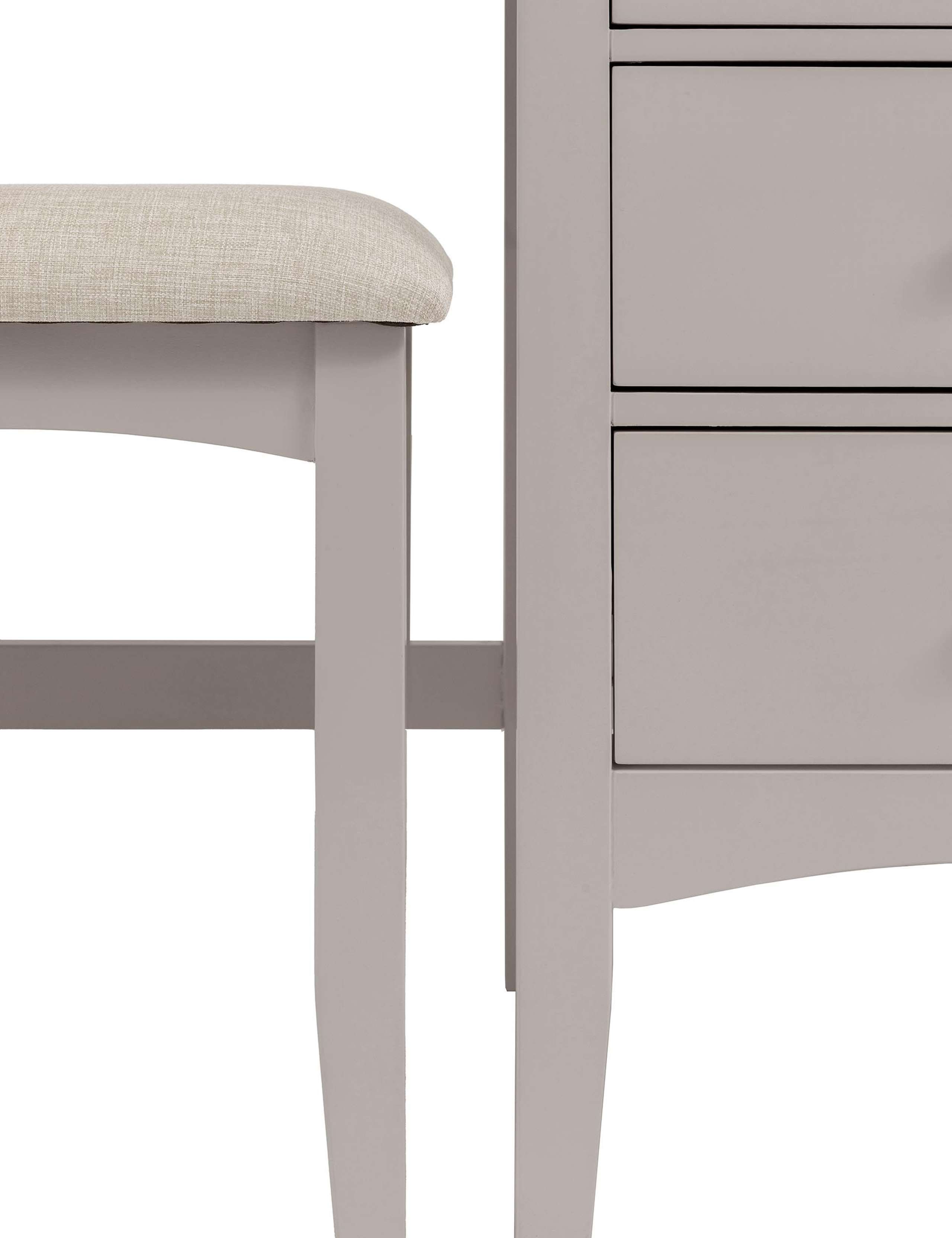 Hastings Grey Dressing Table & Stool 8 of 14
