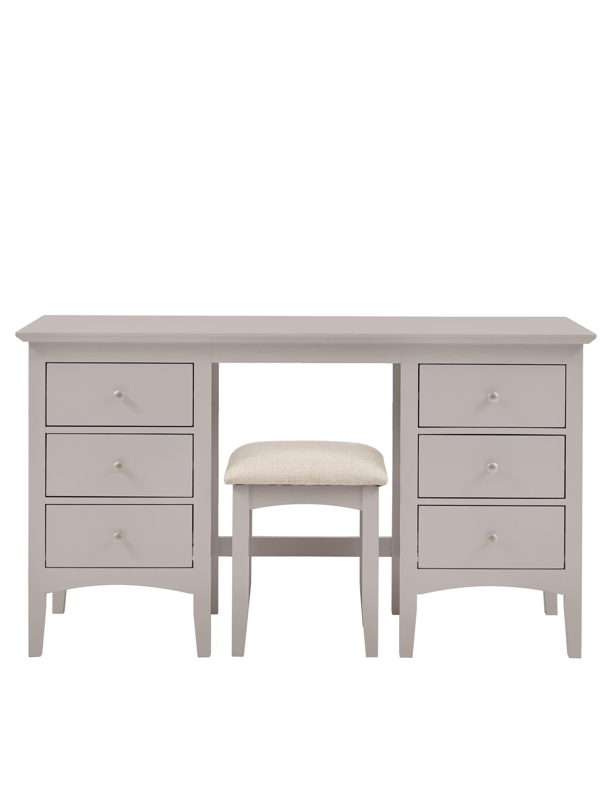 Hastings Grey Dressing Table & Stool 2 of 14
