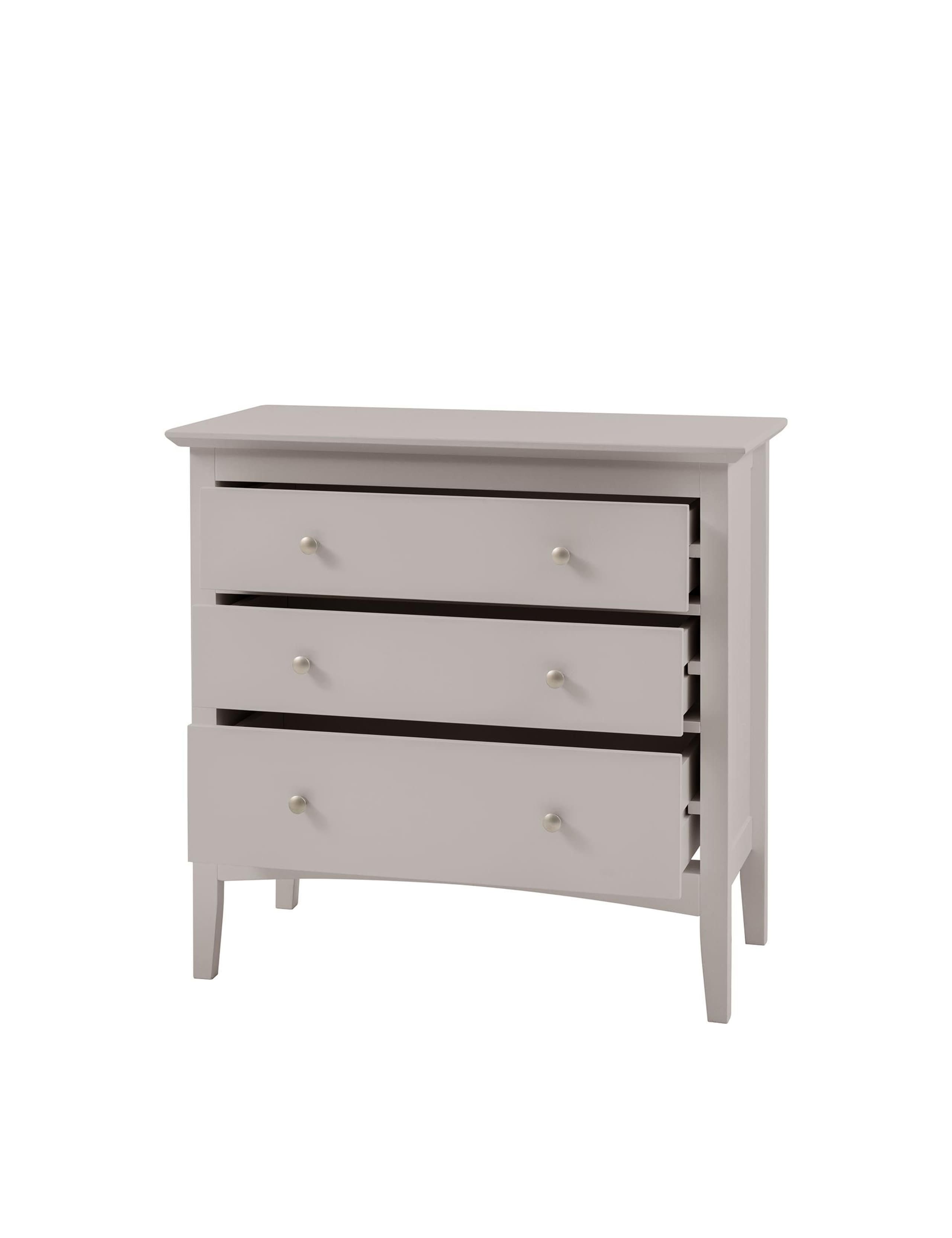 Hastings Grey 3 Drawer Chest 3 of 12