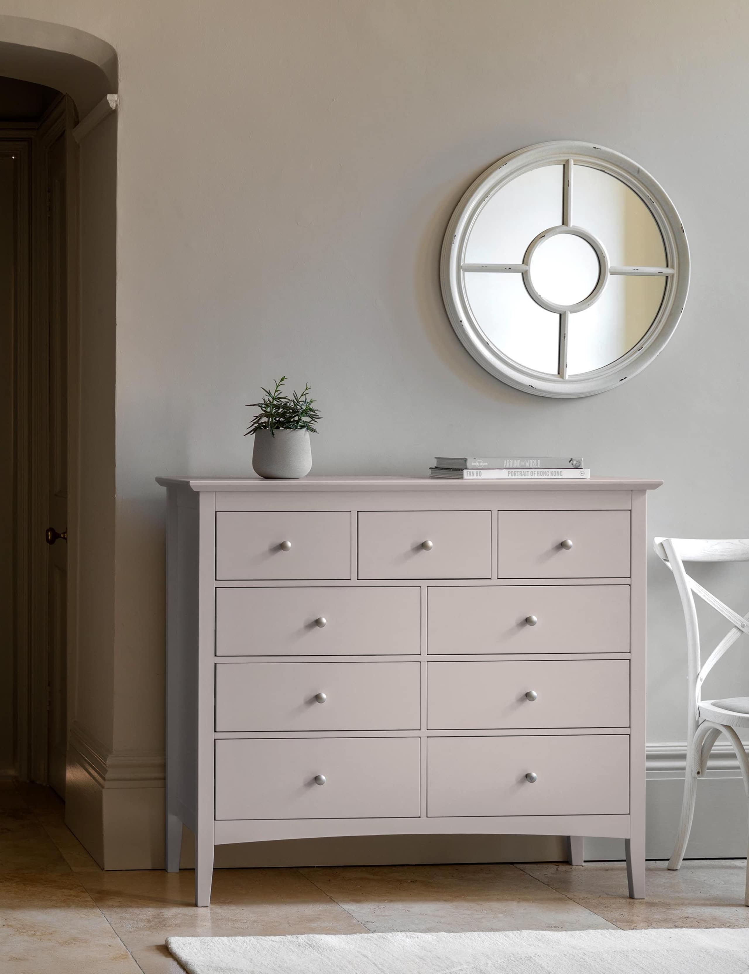 Hastings Grey 9 Drawer Chest 1 of 13