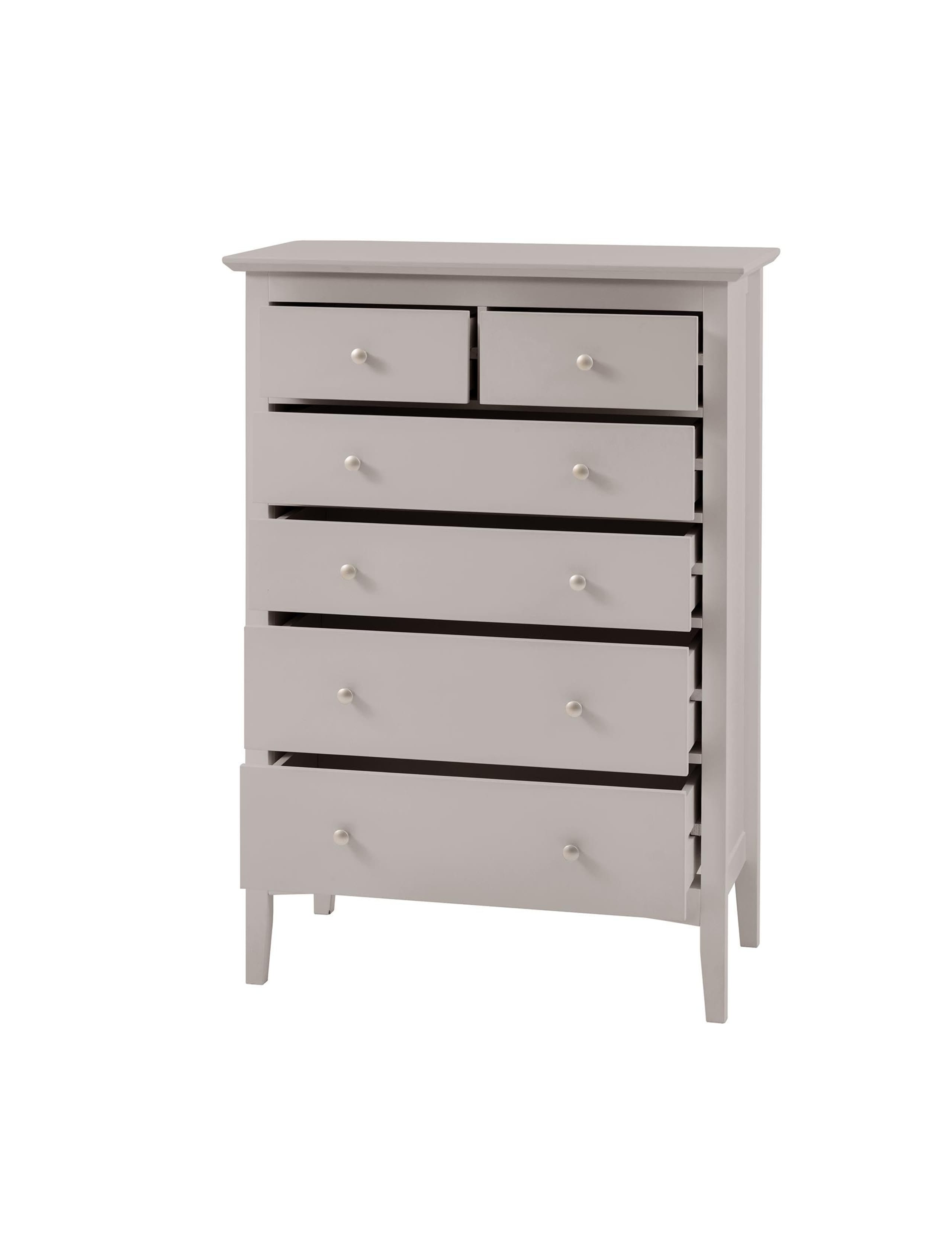 Hastings Grey 6 Drawer Chest 3 of 12
