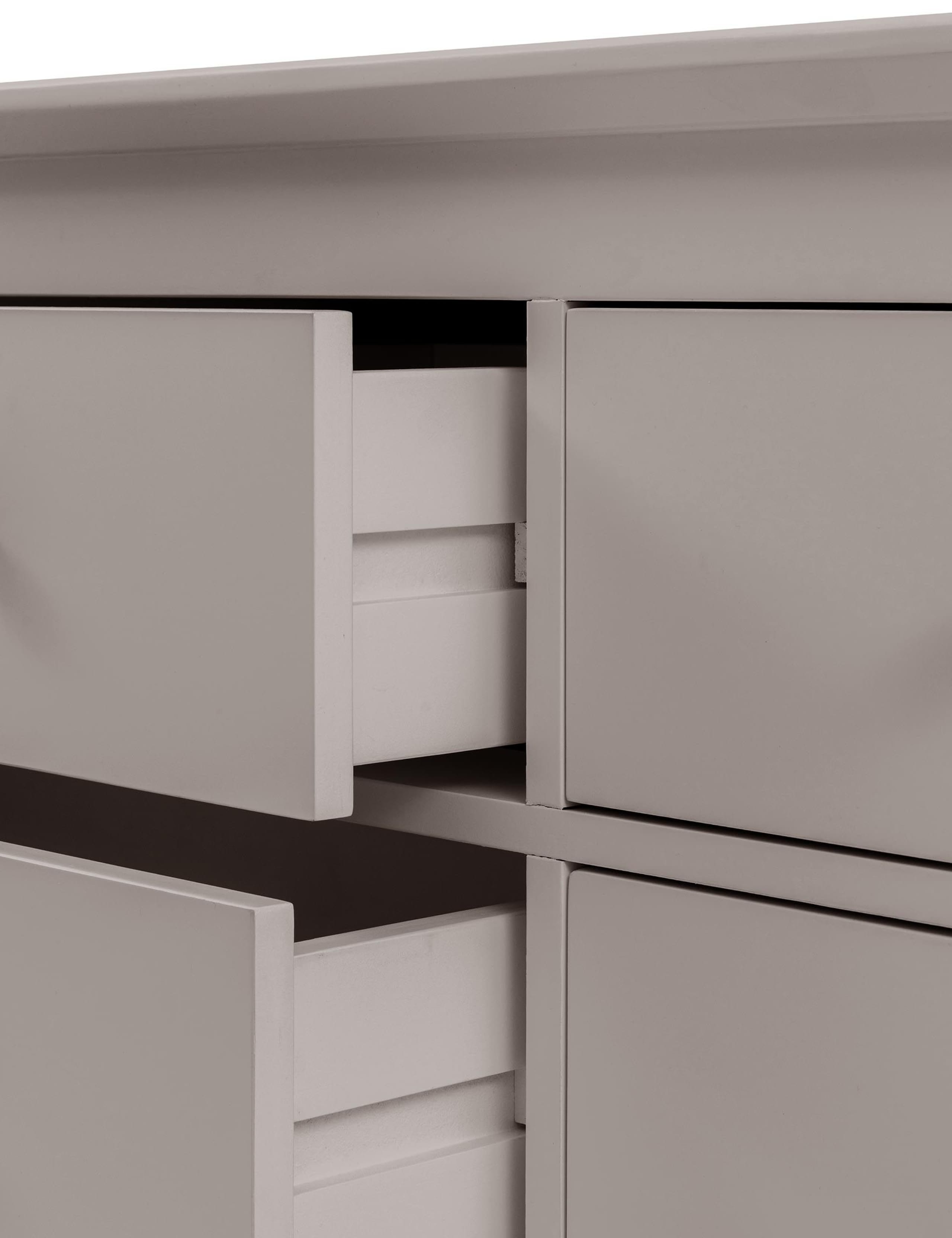 Hastings Grey Wide 10 Drawer Chest 4 of 13