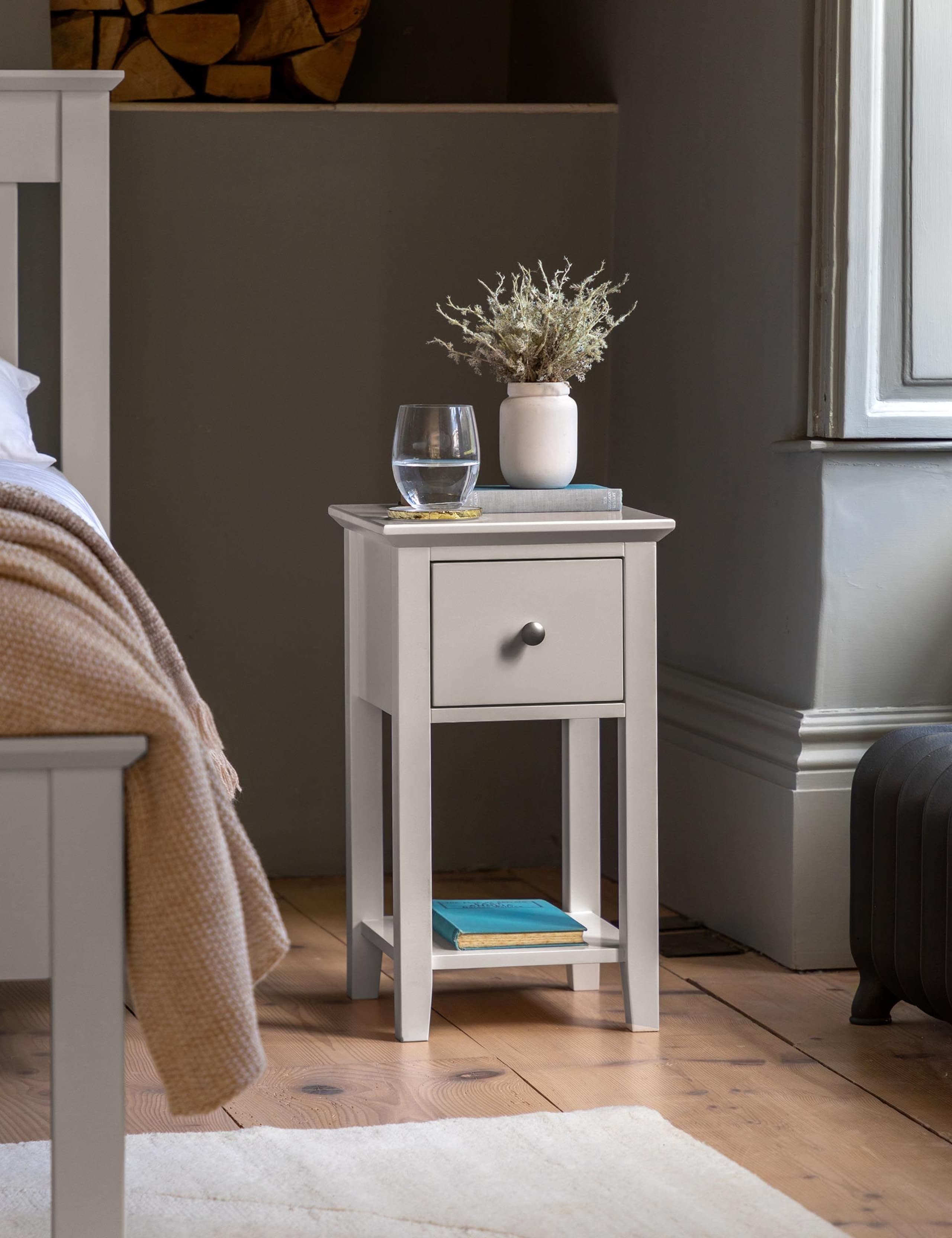 Set of 2 Hastings 1 Drawer Bedside Tables 1 of 11