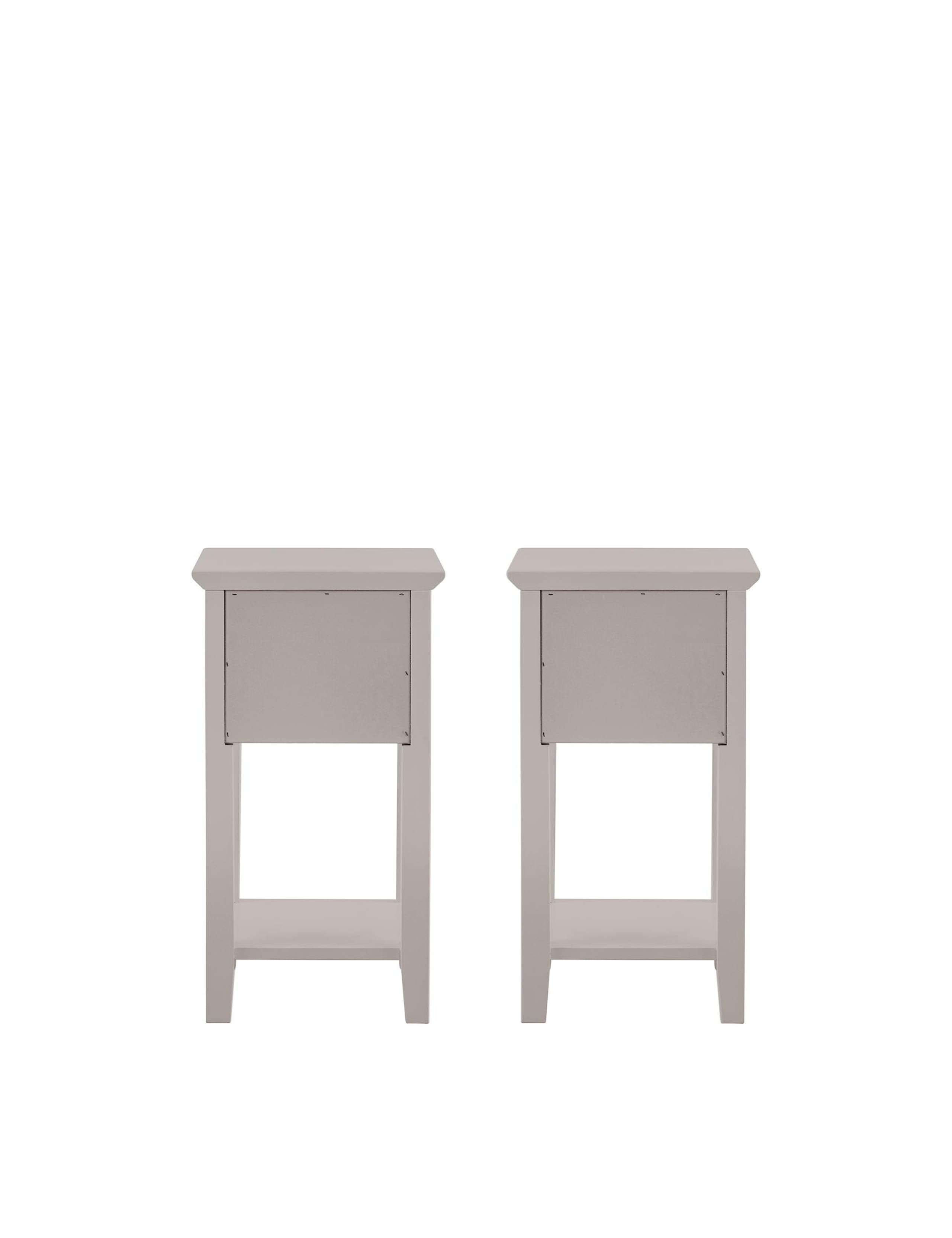 Set of 2 Hastings Grey Bedside Tables 11 of 11