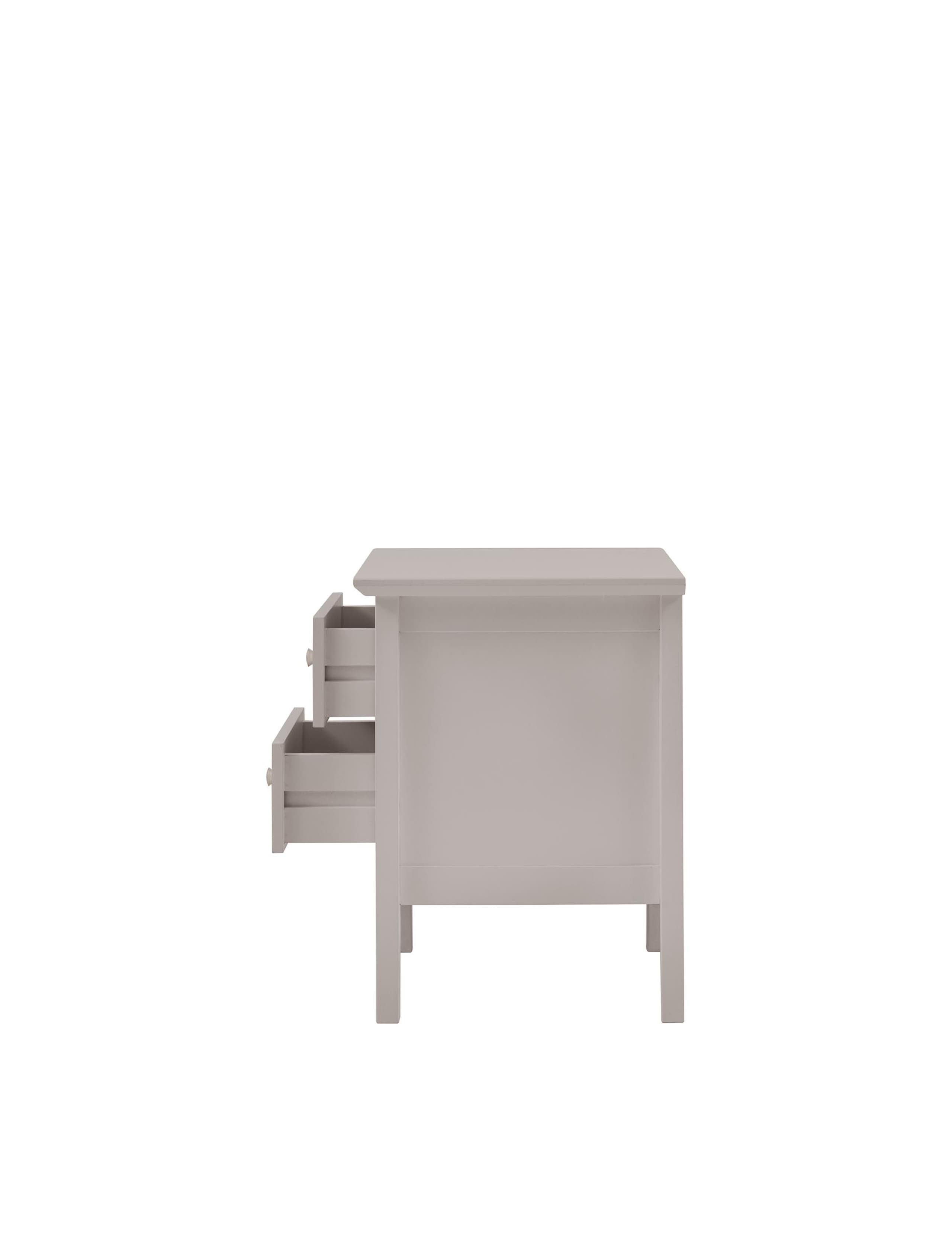 Hastings Grey 2 Drawer Bedside Table 13 of 13