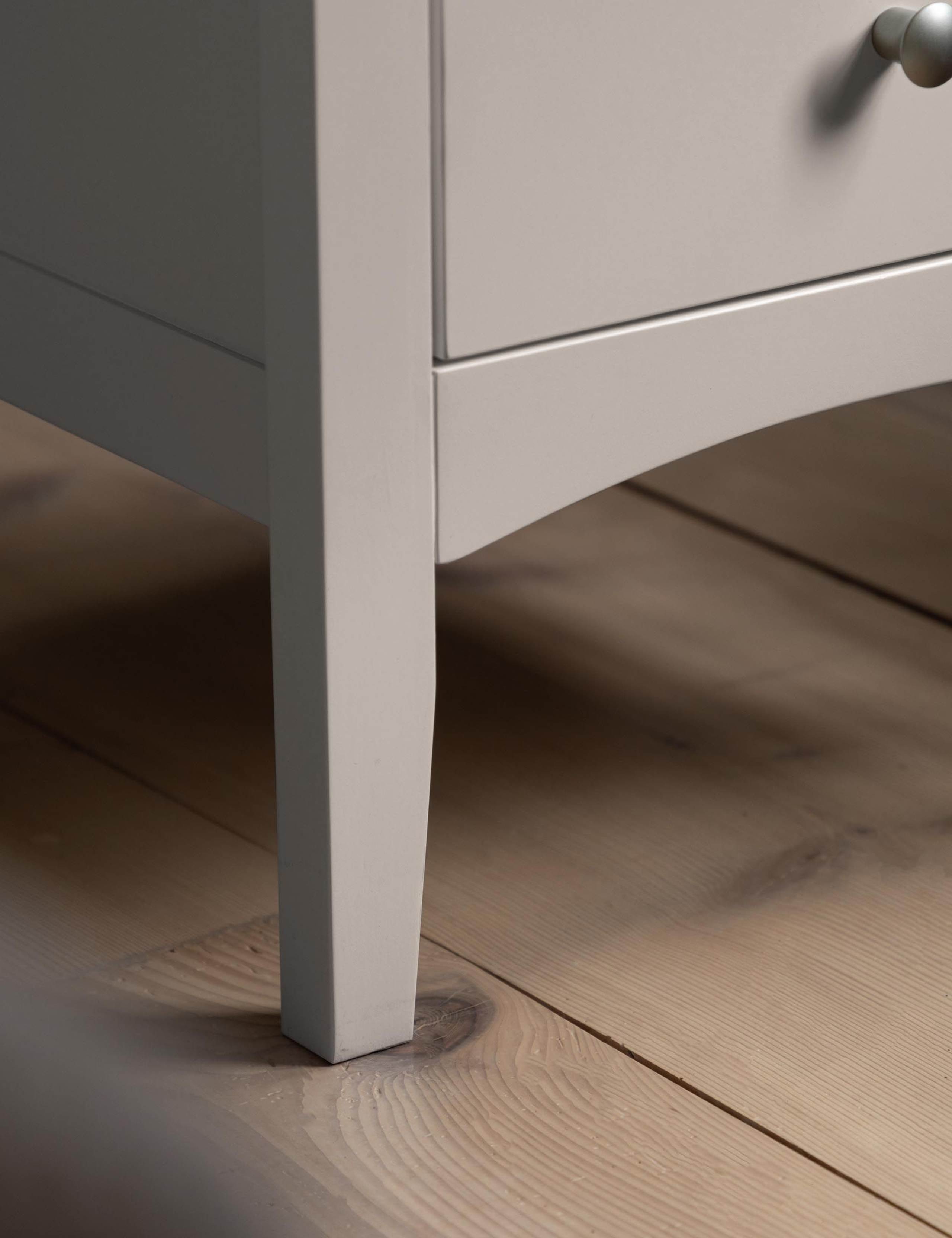 Hastings Grey 2 Drawer Bedside Table 5 of 13