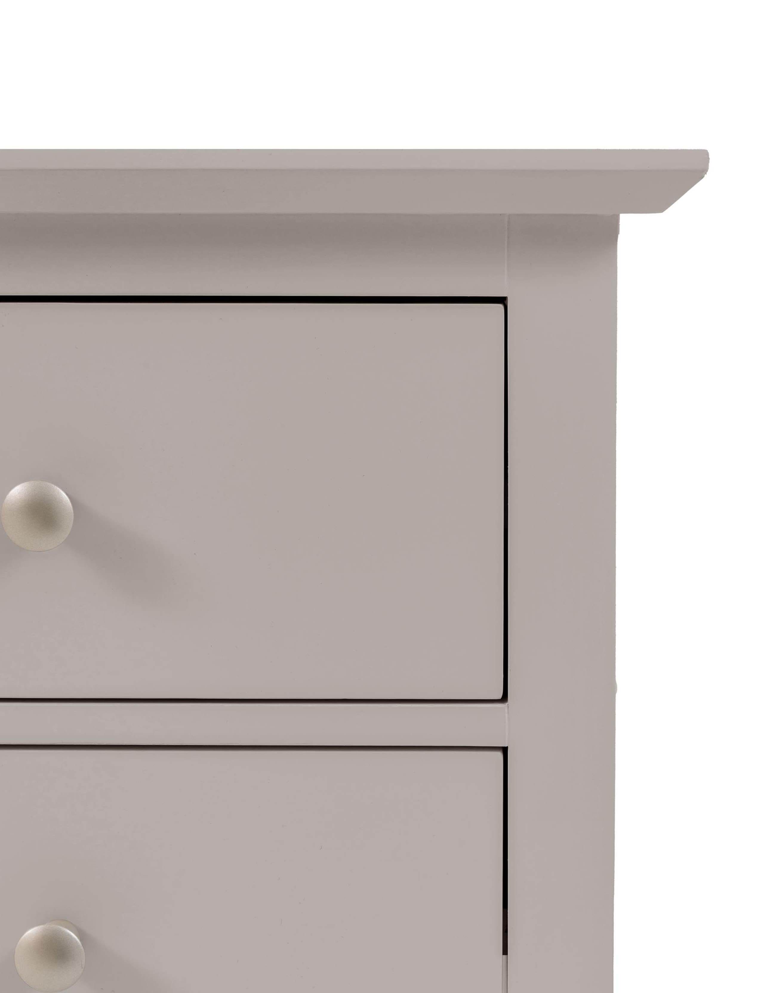 Hastings Grey 2 Drawer Bedside Table 9 of 13