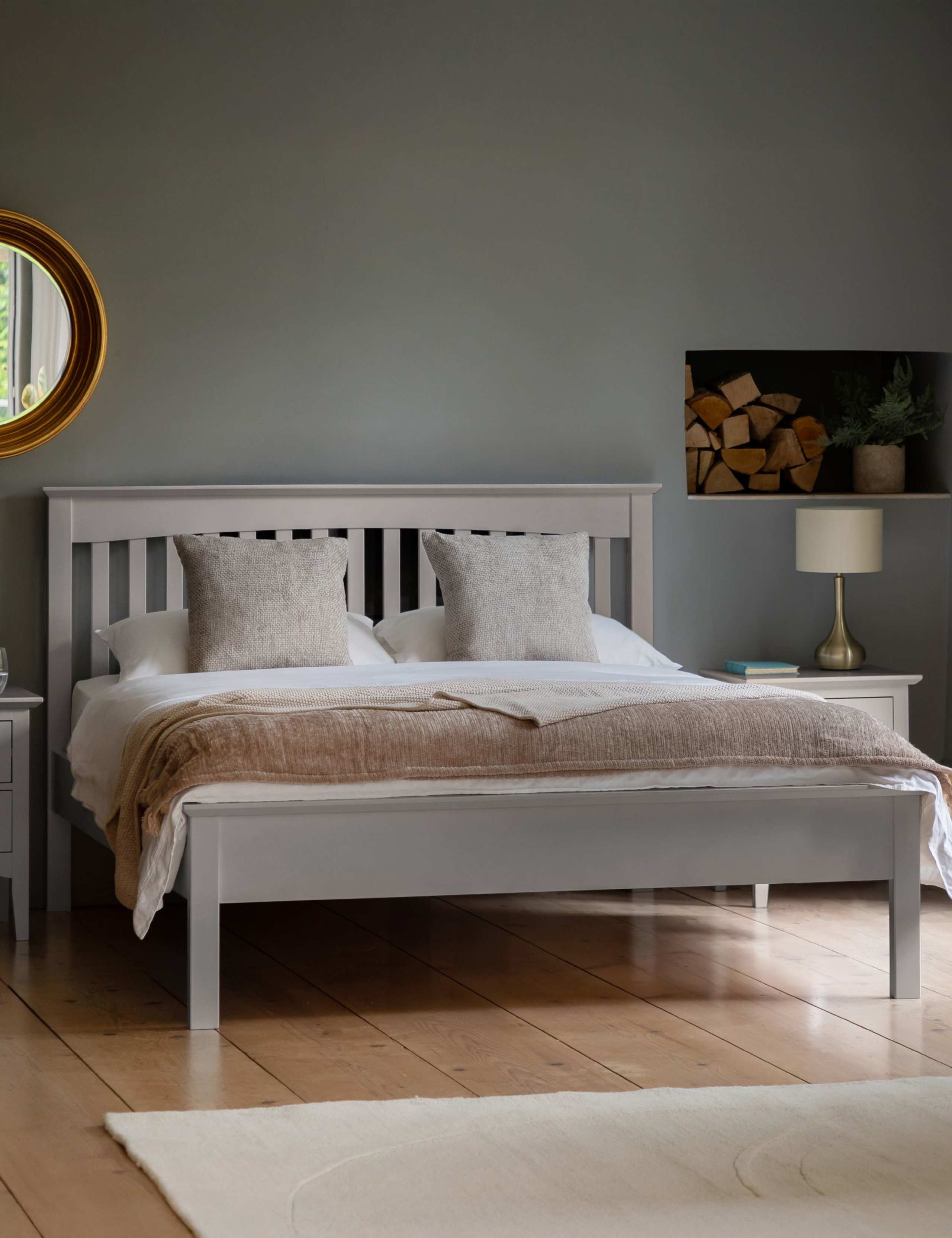 Hastings Grey 4ft 6" Bed 1 of 12