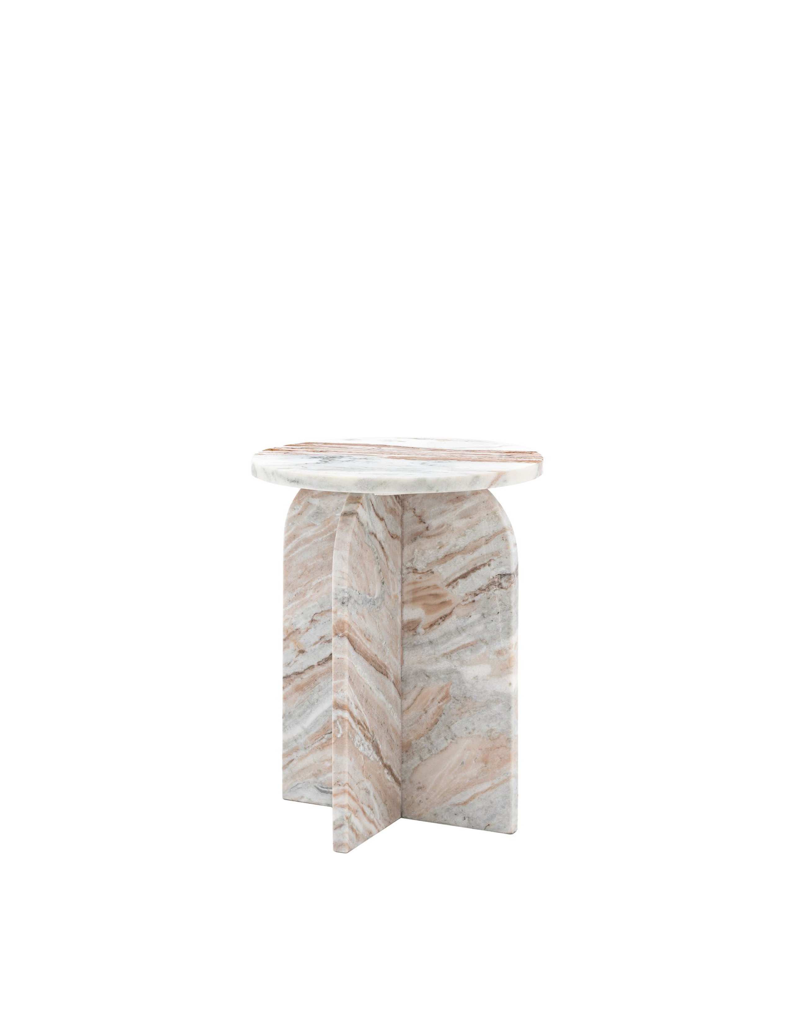Amalfi Marble Side Table 3 of 7