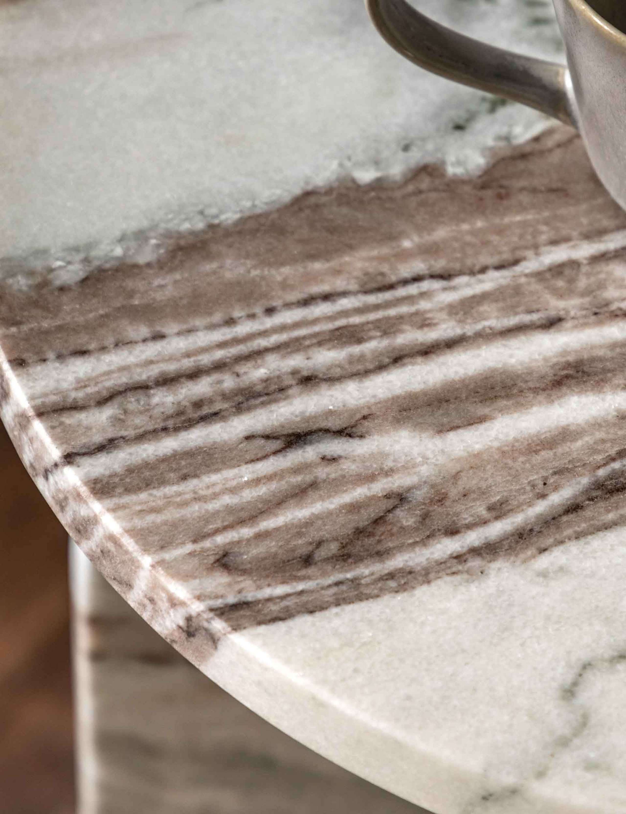 Amalfi Marble Side Table 7 of 7