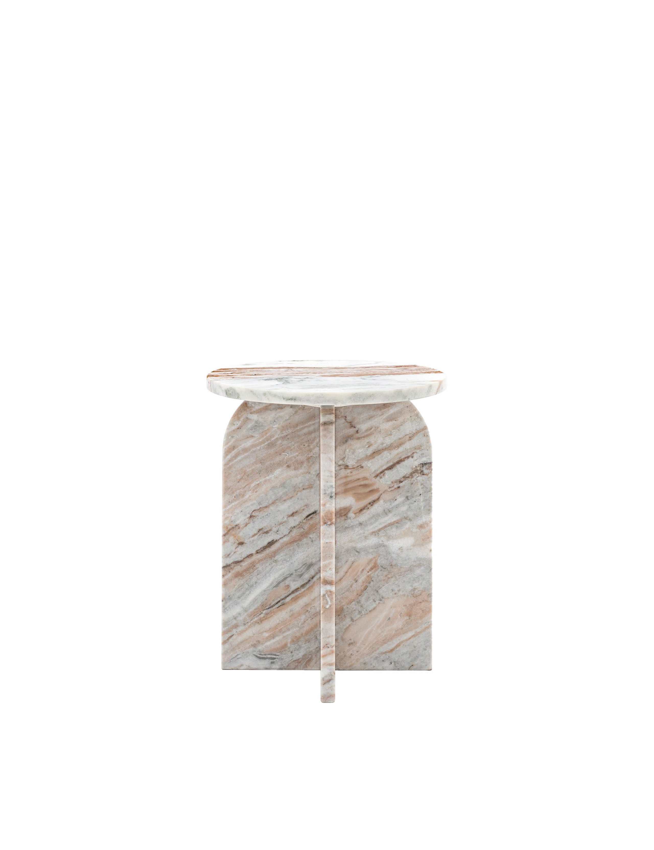 Amalfi Marble Side Table 2 of 7