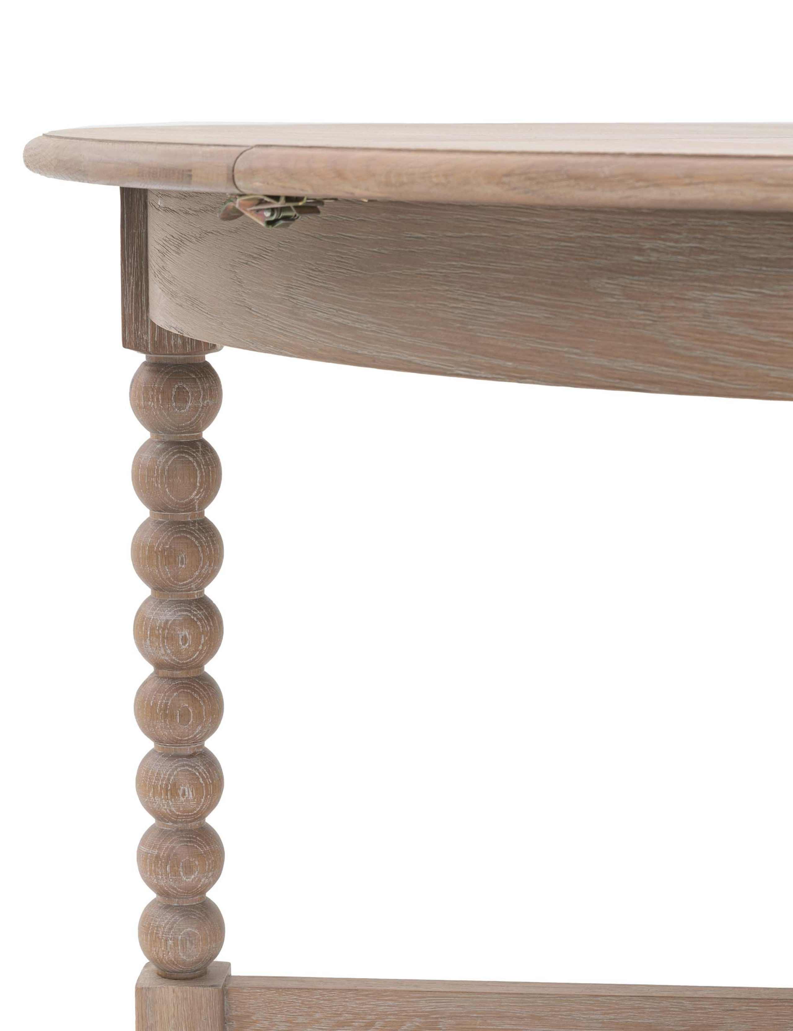 Artisan Oak Round Extendable Dining Table 8 of 8