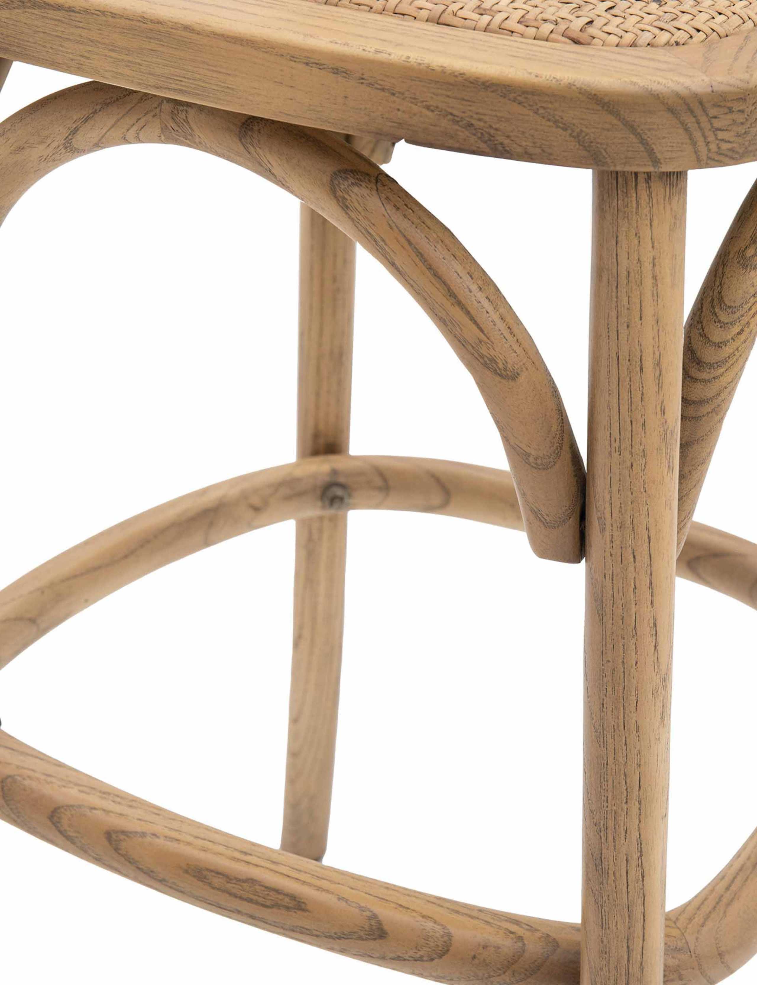 Set of 2 Rattan Bar Stools 6 of 9