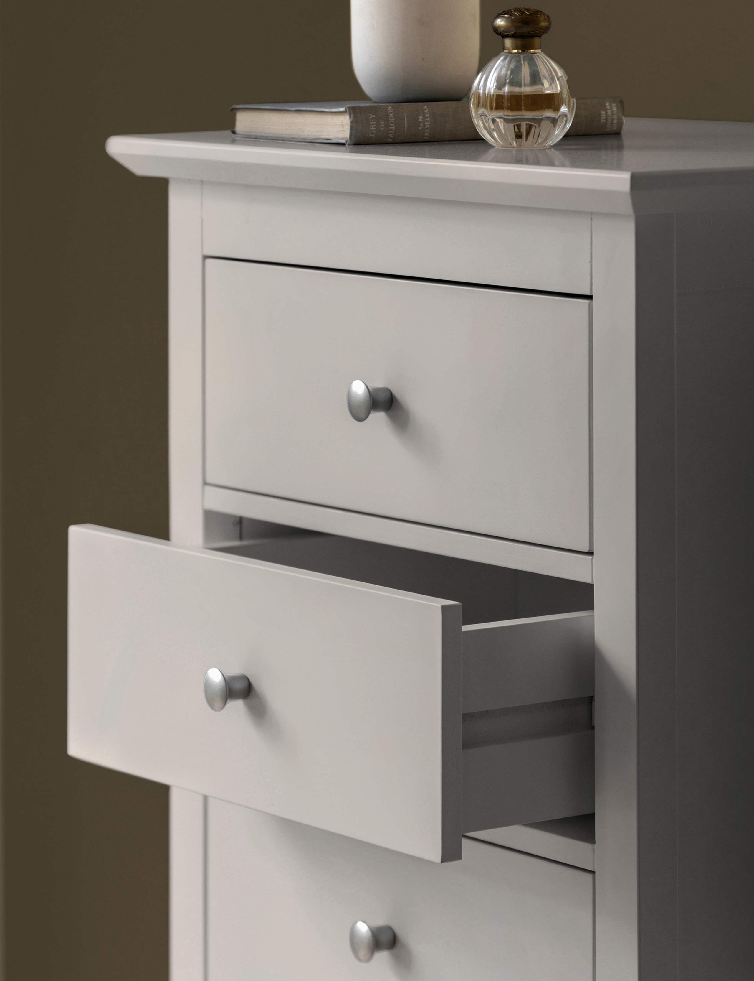 Hastings Grey Tall 6 Drawer Chest 4 of 13