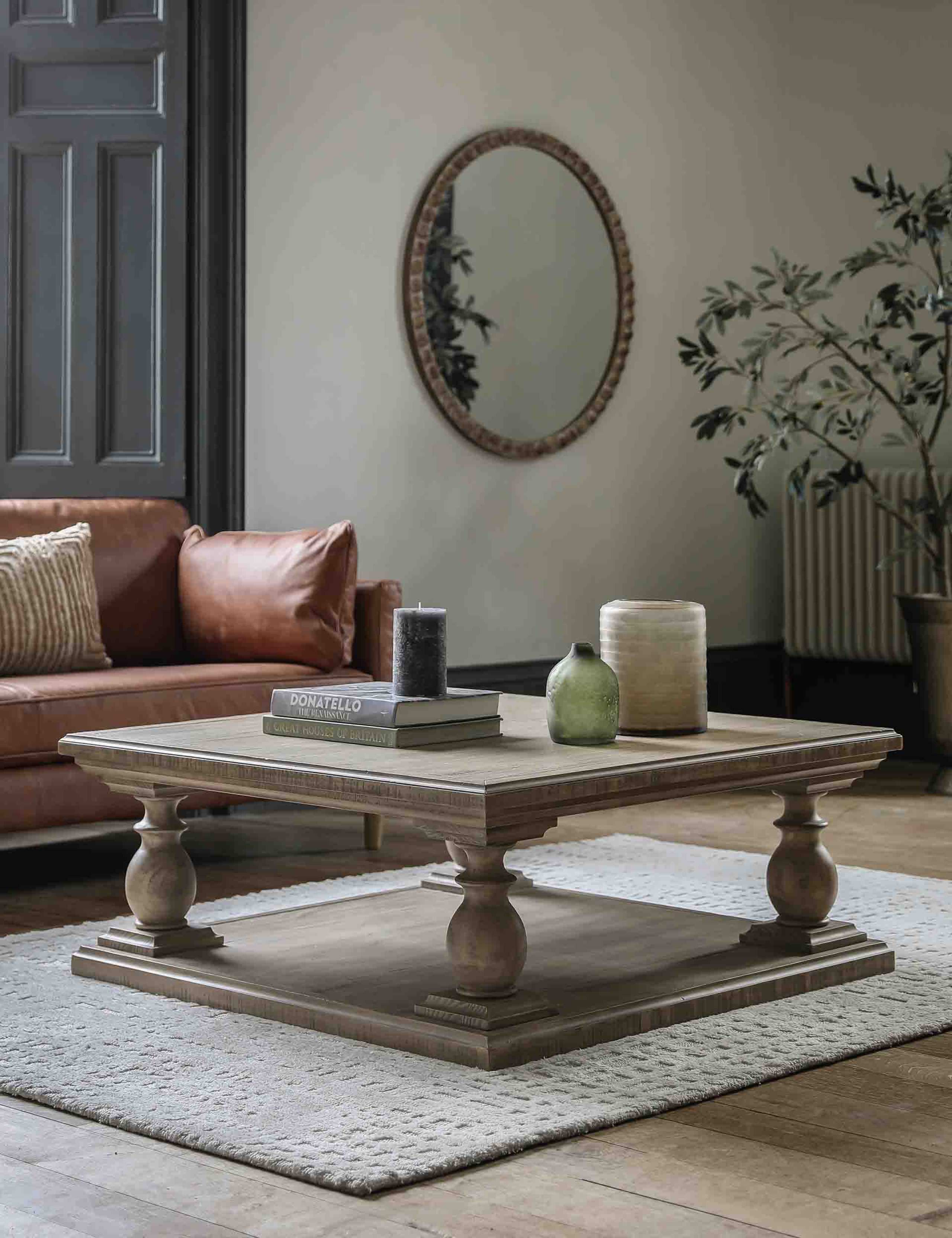 Vancouver Rectangular Wood Coffee Table 1 of 7