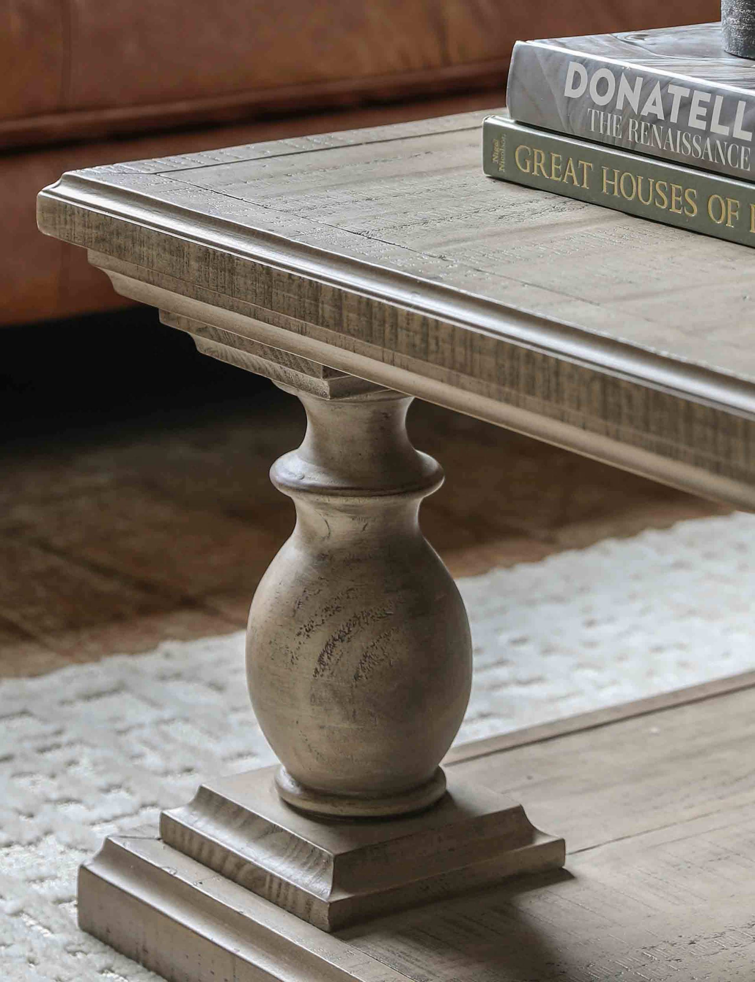 Vancouver Rectangular Wood Coffee Table 3 of 7