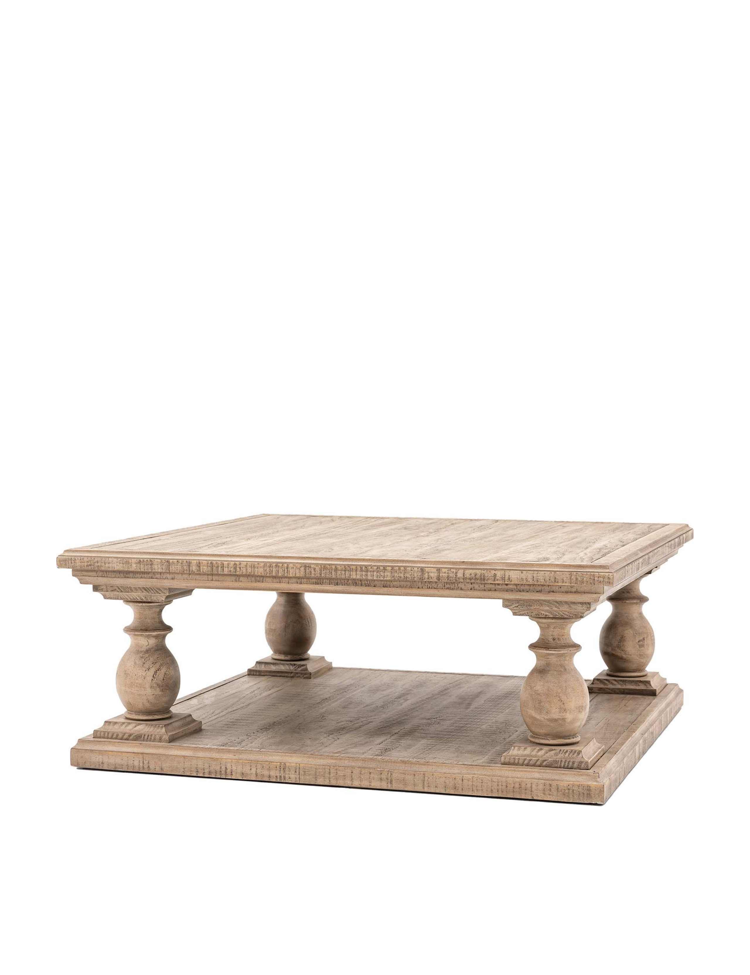 Vancouver Rectangular Wood Coffee Table 7 of 7