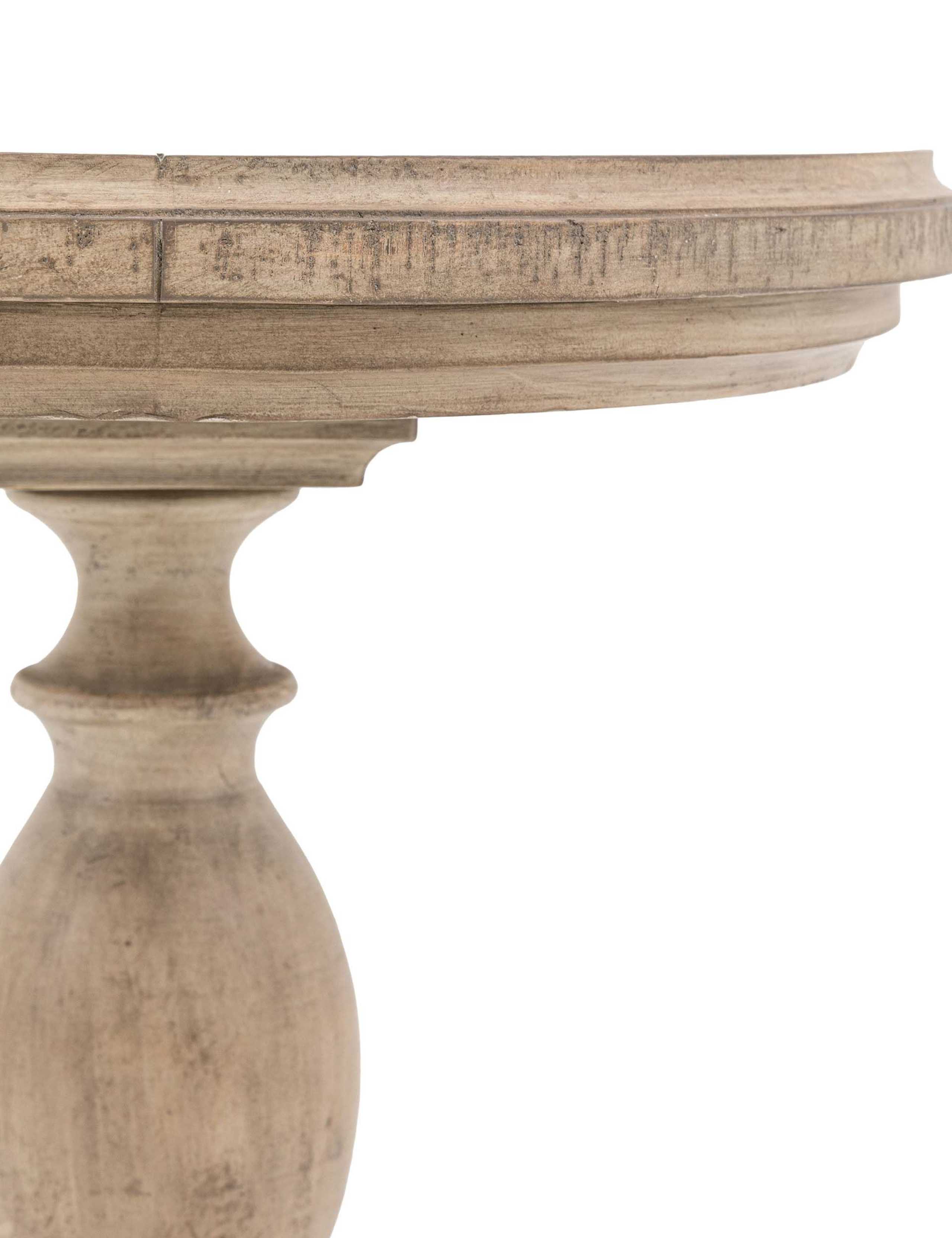 Vancouver Round Wood Side Table 5 of 6