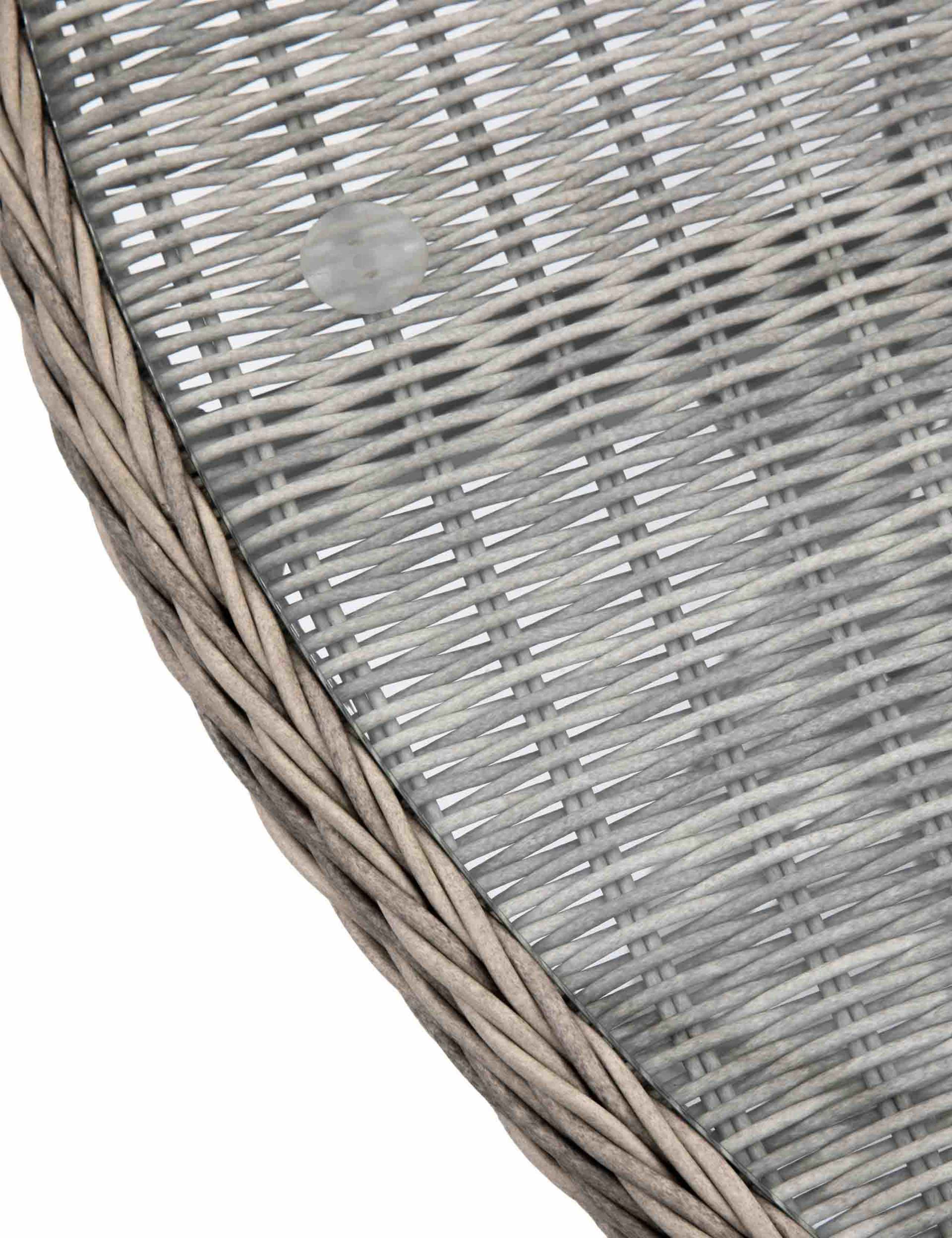 Menton 6 Seater Round Garden Table and Chairs 5 of 8