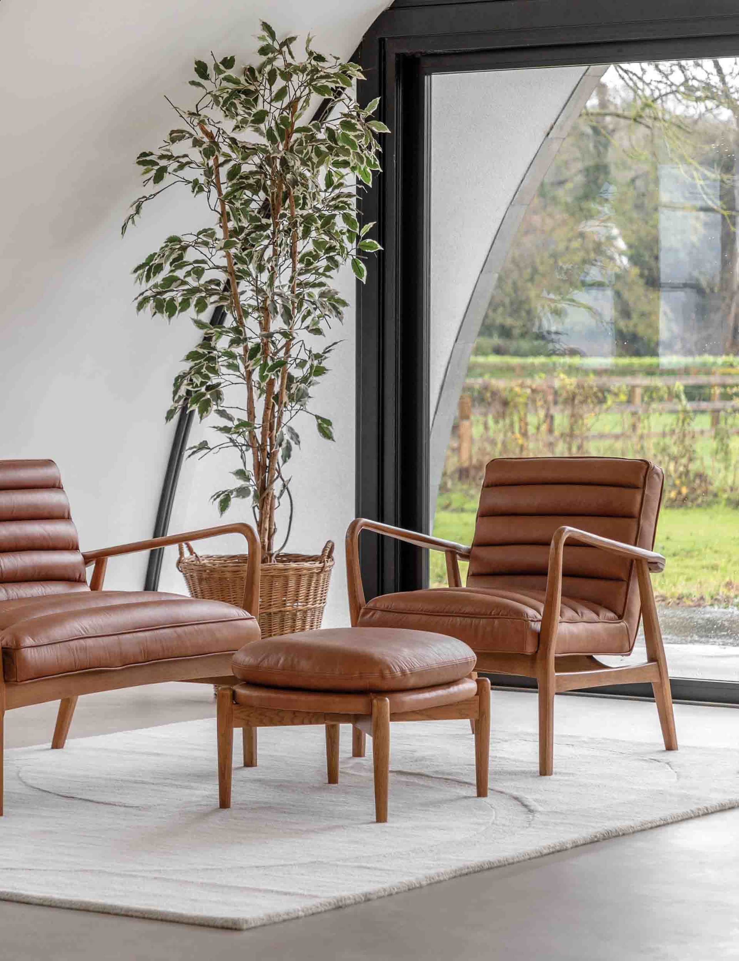 Datsun Armchair in Vintage Leather 3 of 7