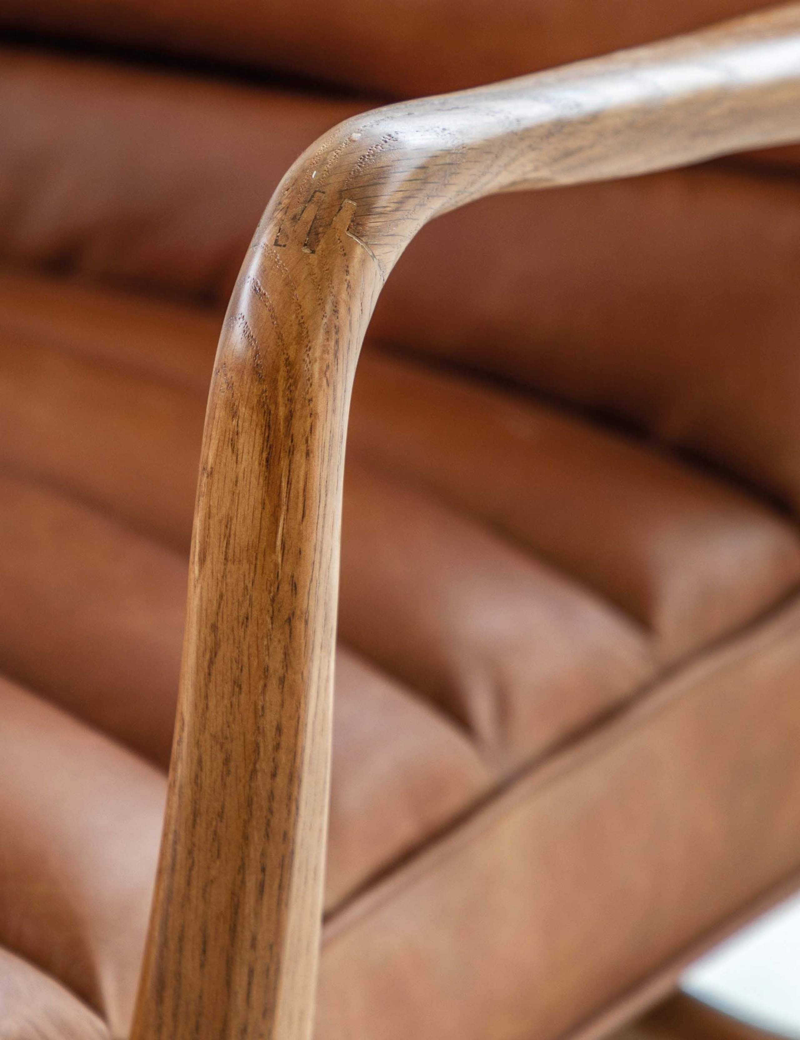 Datsun Armchair in Vintage Leather 6 of 7