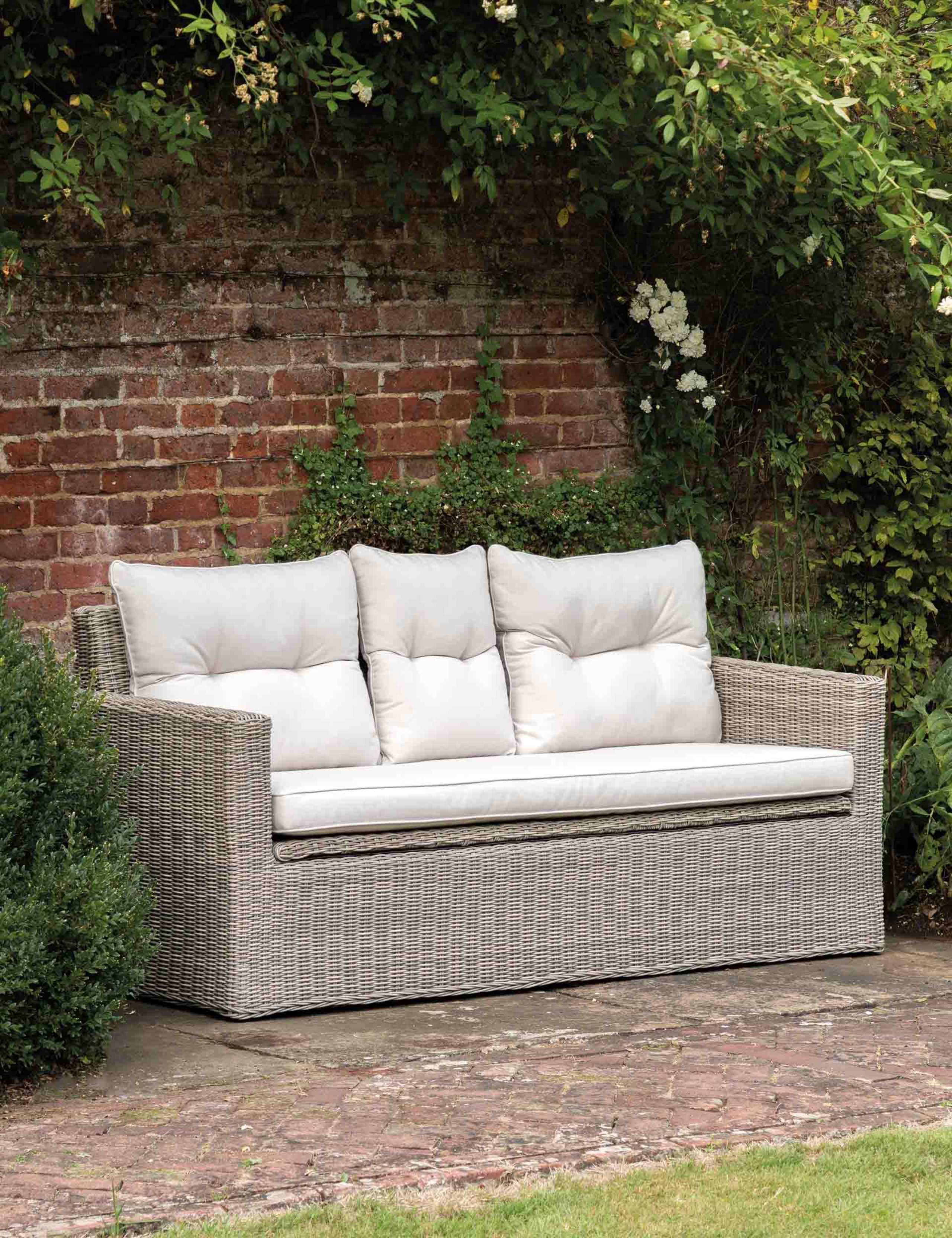 Porto Two Seater Outdoor Storage Sofa 1 of 13