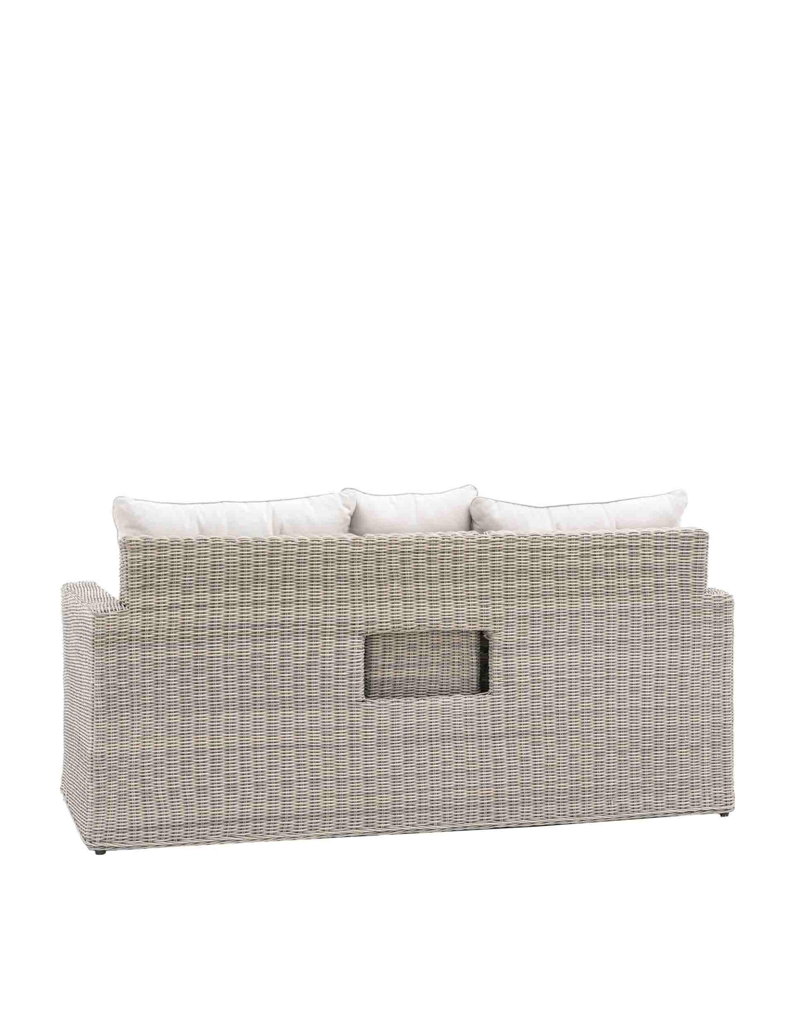 Porto Two Seater Outdoor Storage Sofa 11 of 13