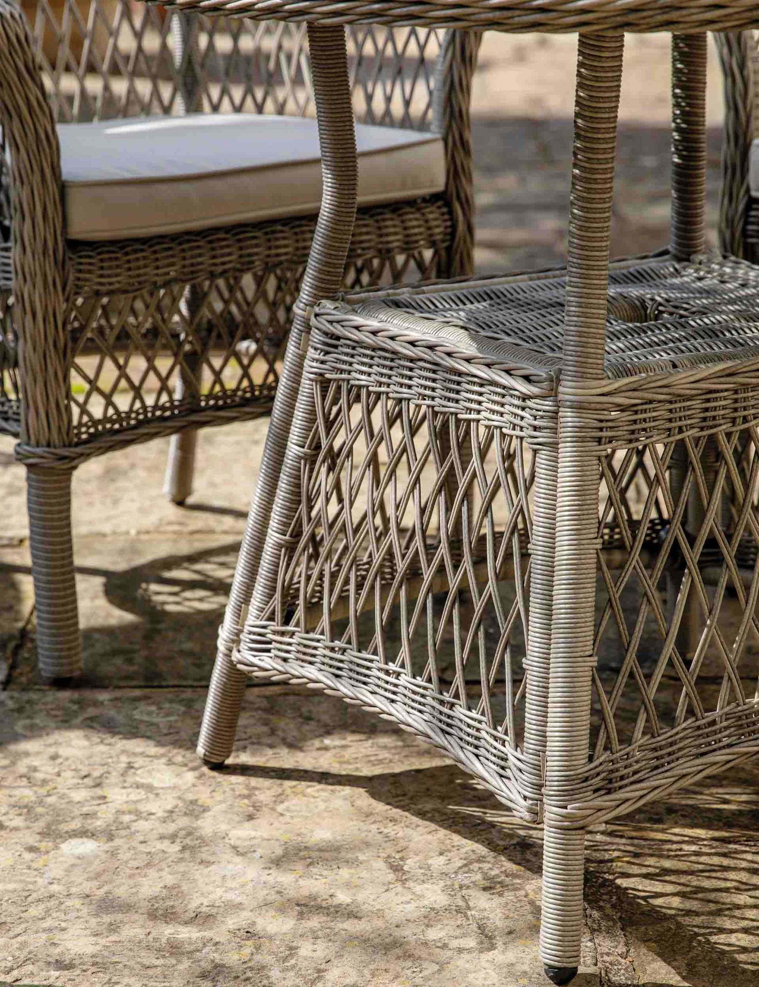 Menton 4 Seater Round Garden Table and Chairs 7 of 8