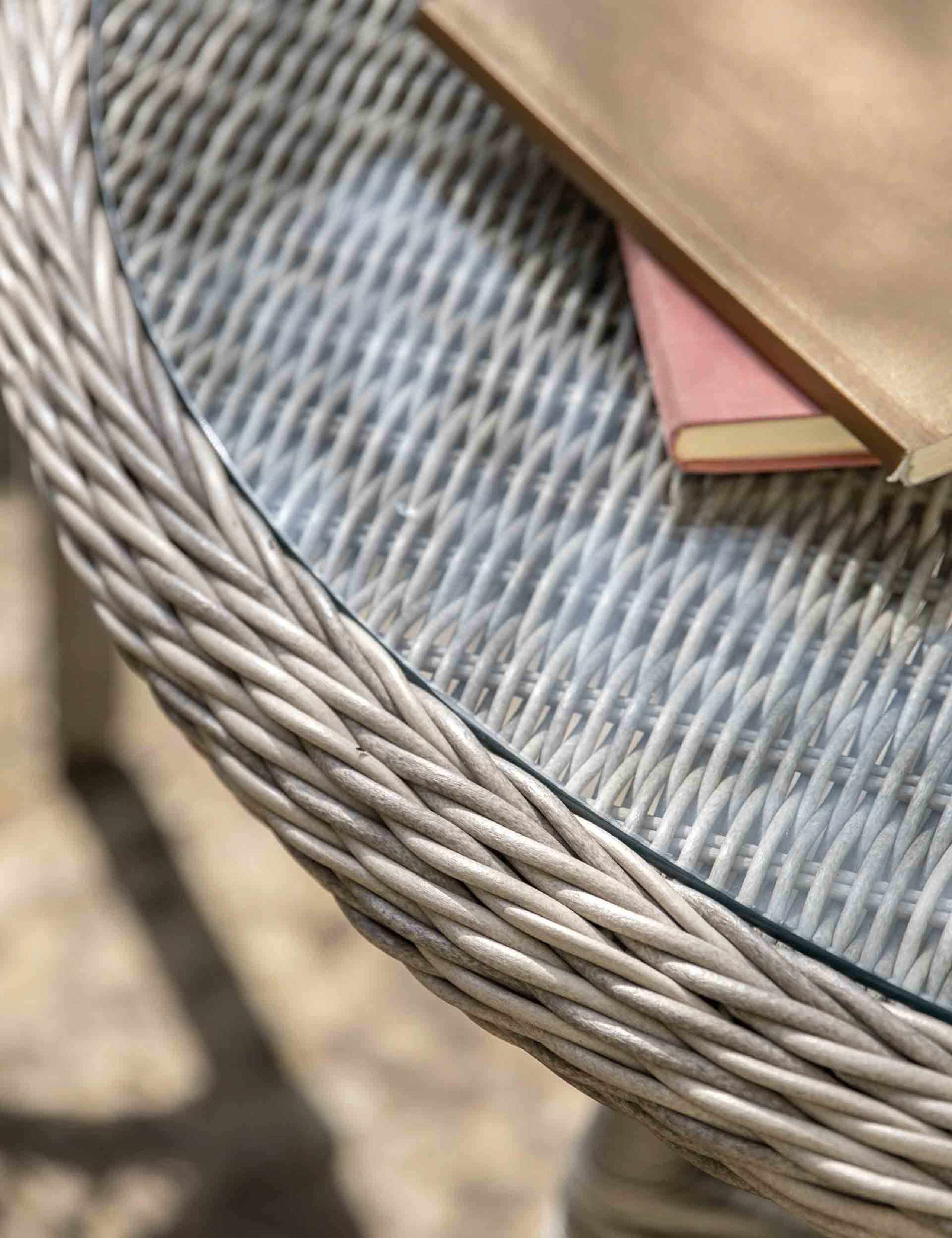 Menton 4 Seater Round Garden Table and Chairs 8 of 8